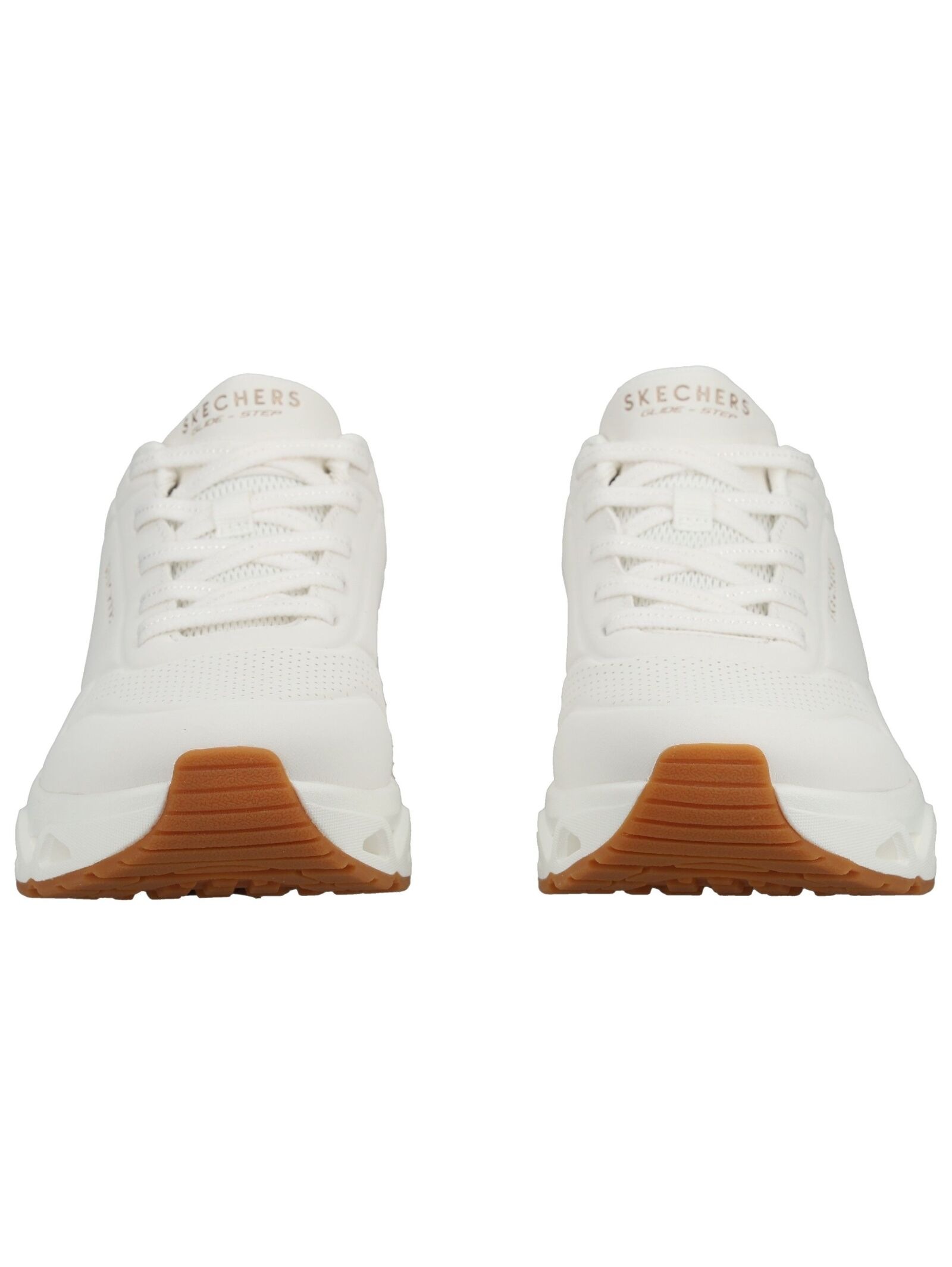 Skechers Baskets Uno Glide Step Glide On Air White Durabuck / Rose Gold Trim EU 38 Femme 2