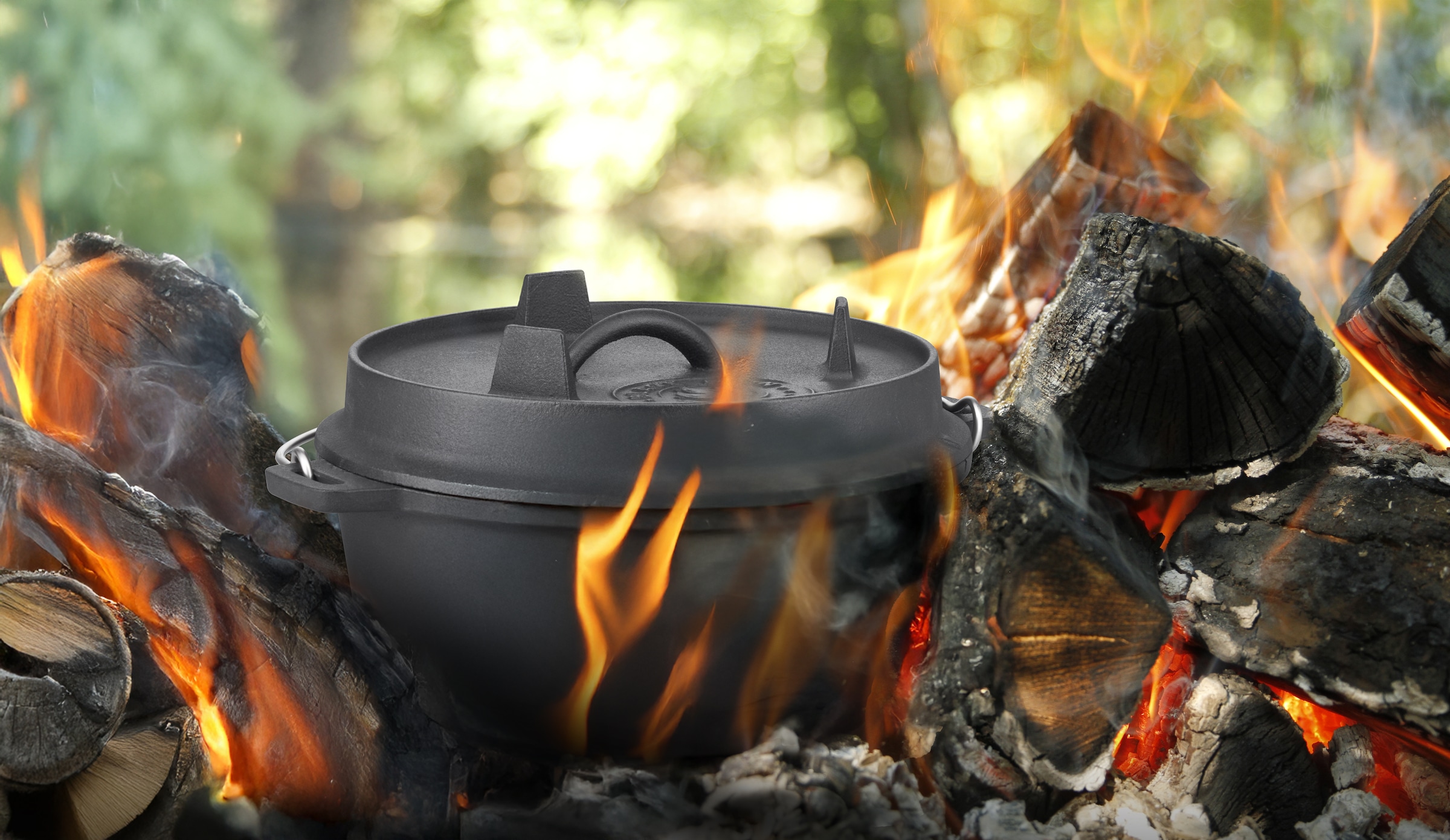 GSW Feuertopf »Black Iron BBQ« 1 tlg. tlg. Gusseisen