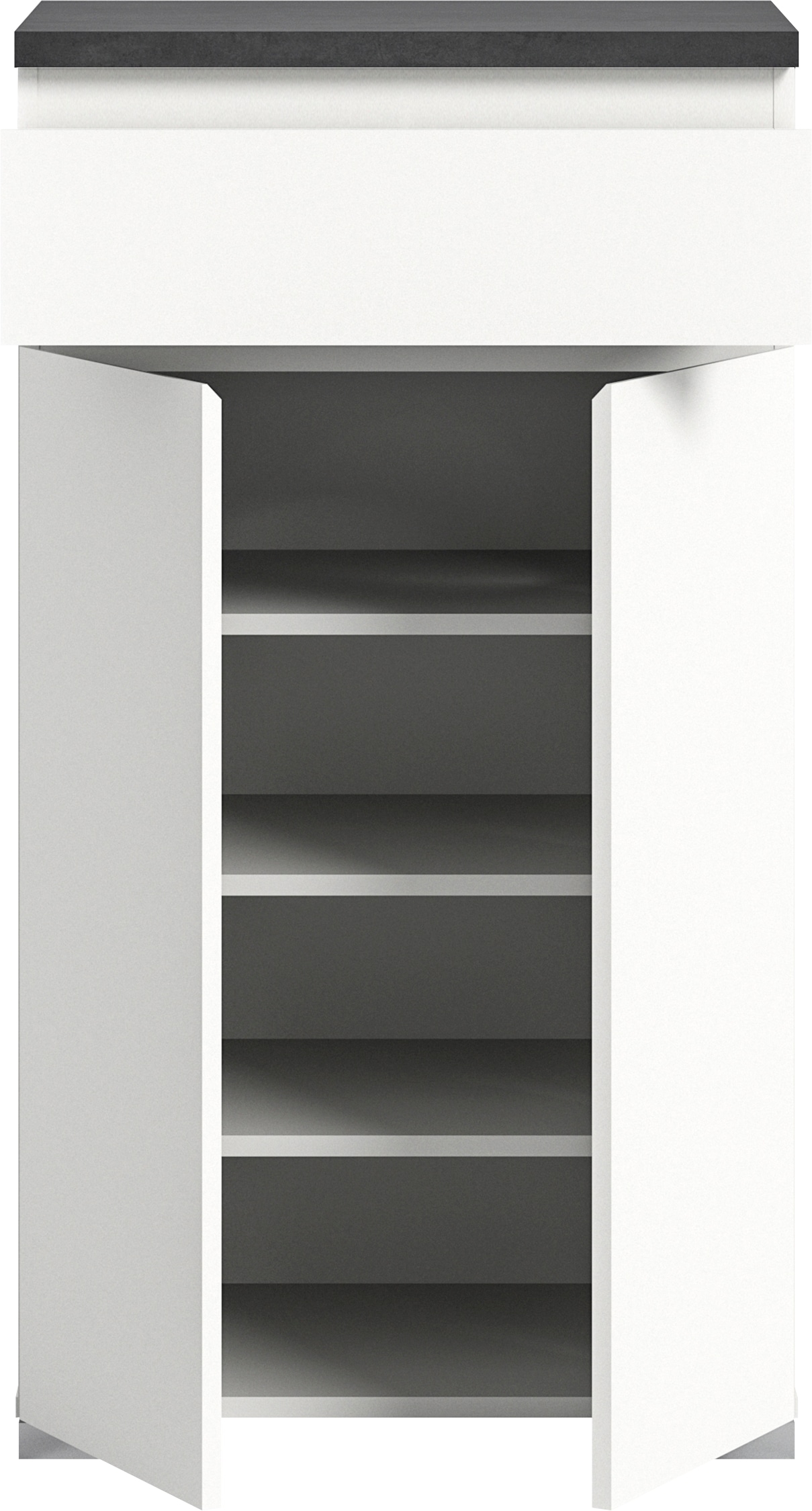 INOSIGN Schuhschrank »Skoskap, Tiefe 40 cm, 2 Türen, 1 Schubkasten, 4 Fächer, 3 Einlegeböden«, Platz für ca. 12 Schuhpaare, Kommode, Schuhkommode, Schuhregal