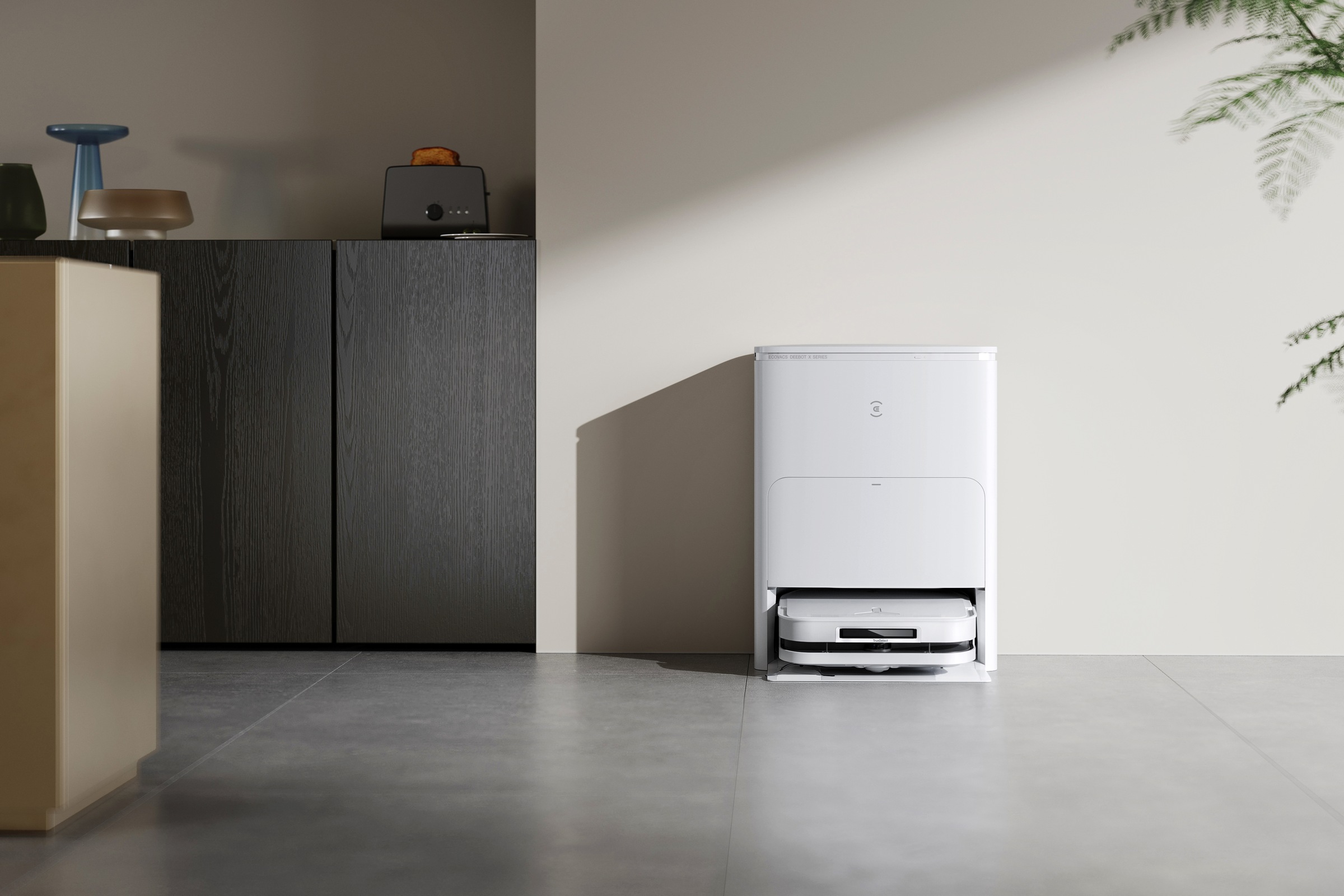 ECOVACS Nass-Trocken-Saugroboter »ECOVACS DEEBOT X5 OMNI«, 12.800PA, OMNI Station, 15mm Mopphebesystem, Adaptive Kantenreinigung