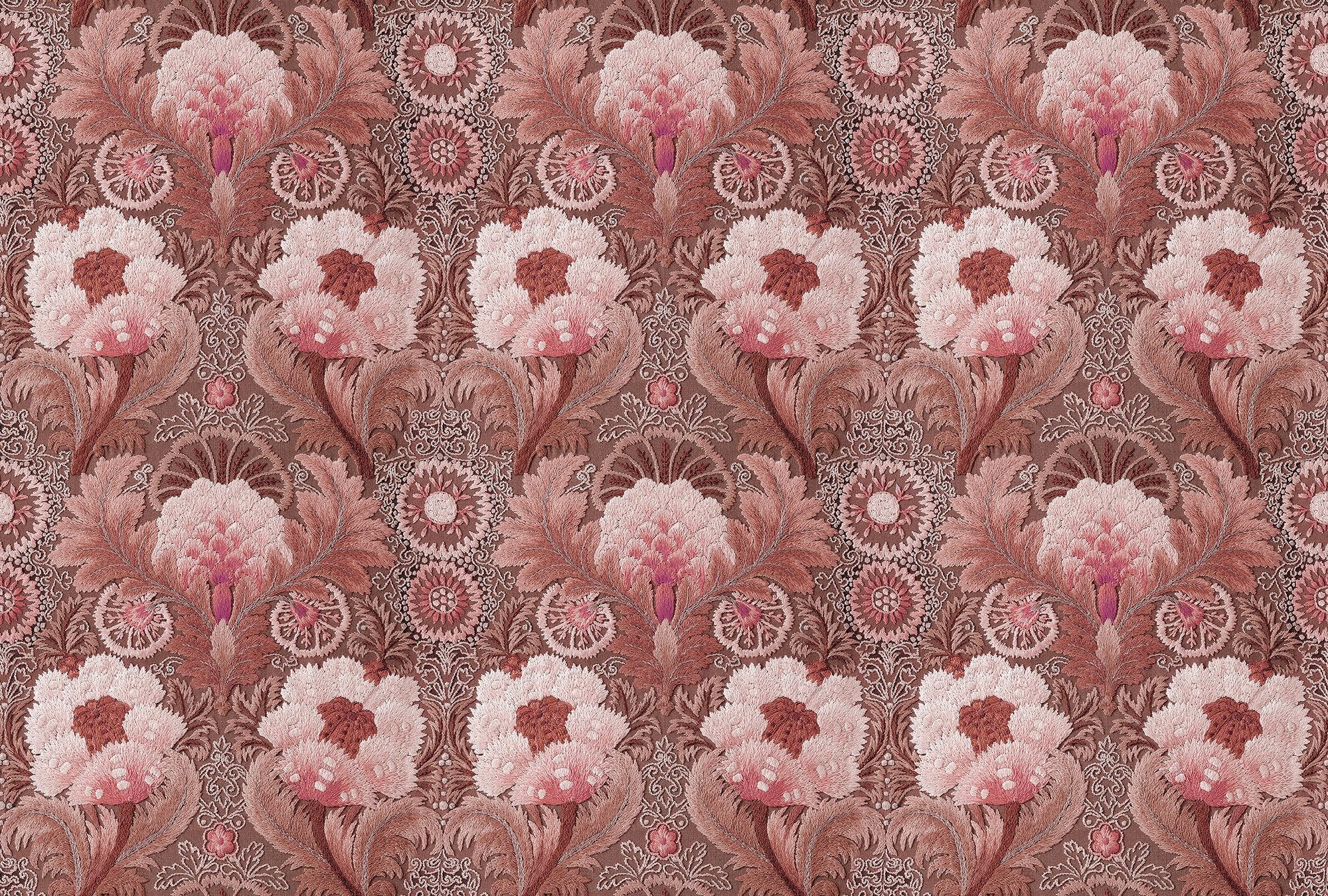 living walls Fototapete "Walls by Patel Chateau" glatt Blumen Fototapete chateau 2 4,00 m x 2,70 m 200 g Vlies Premium Tapete