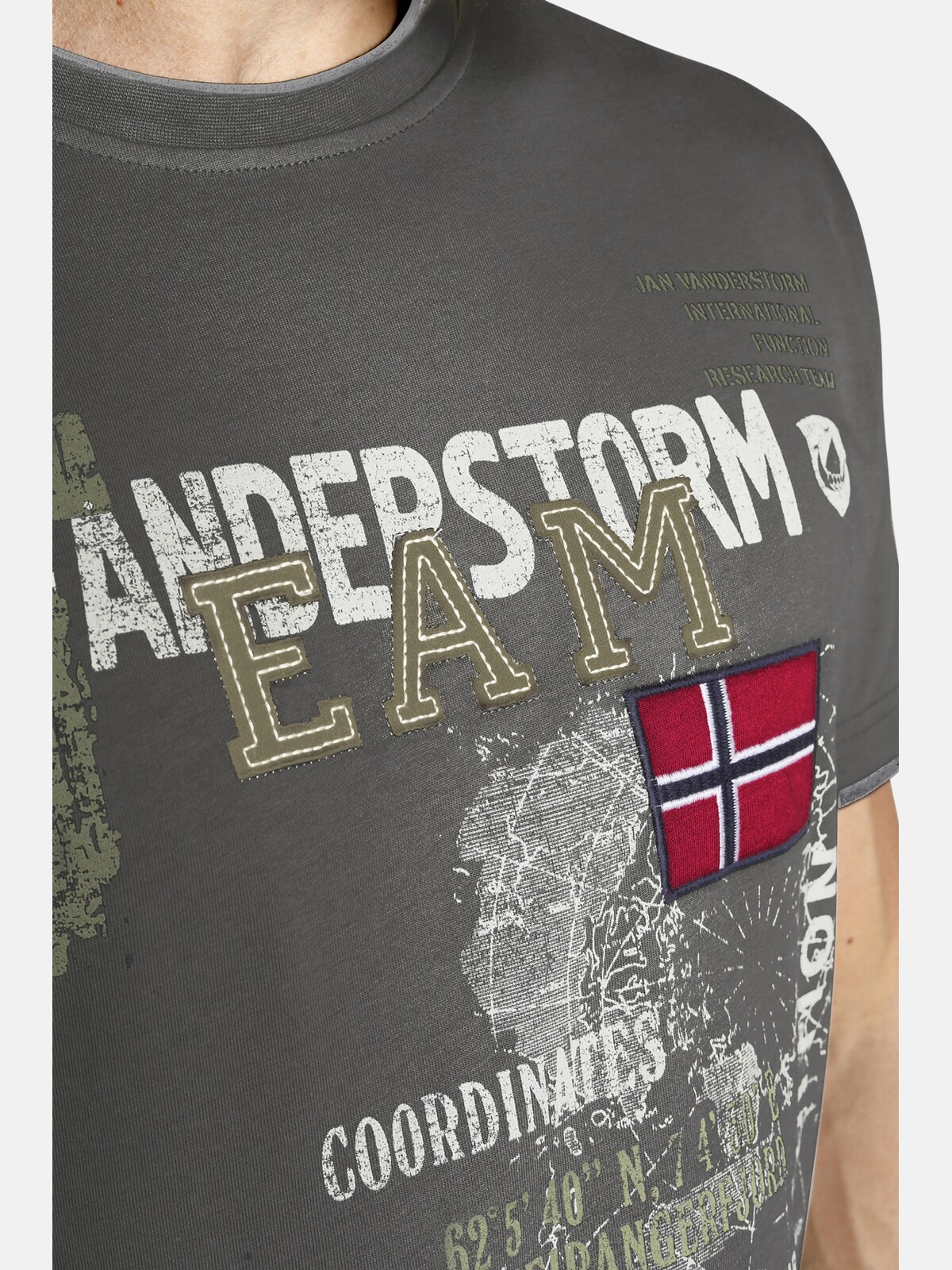 Jan Vanderstorm T-Shirt »T-Shirt SÖLVE«