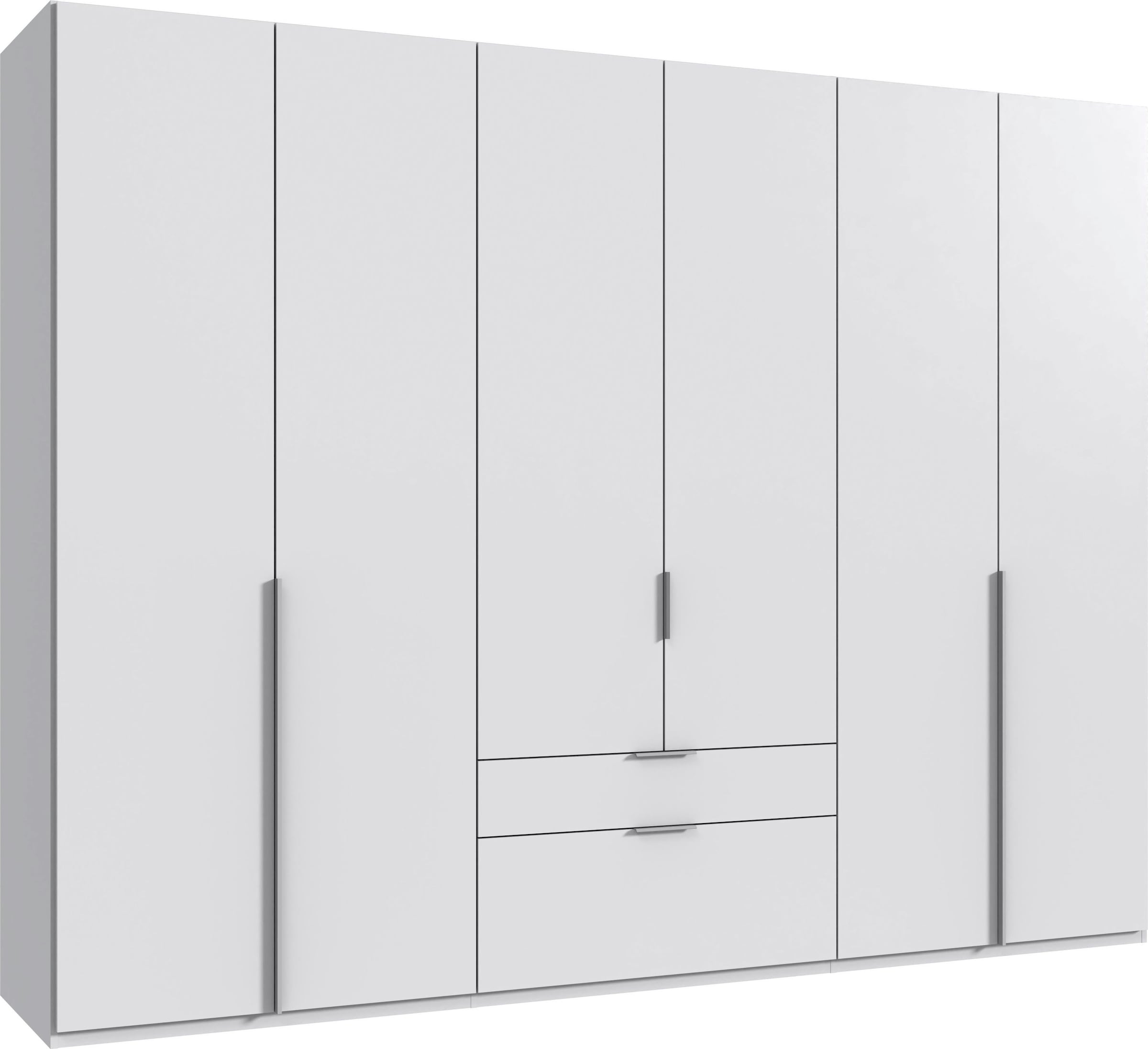 Wimex Drehtürenschrank "Mugano" mit langen oder kurzen Griffen aus Metall, in vielen Breiten, 208 oder 236 cm hoch, Made in Germany