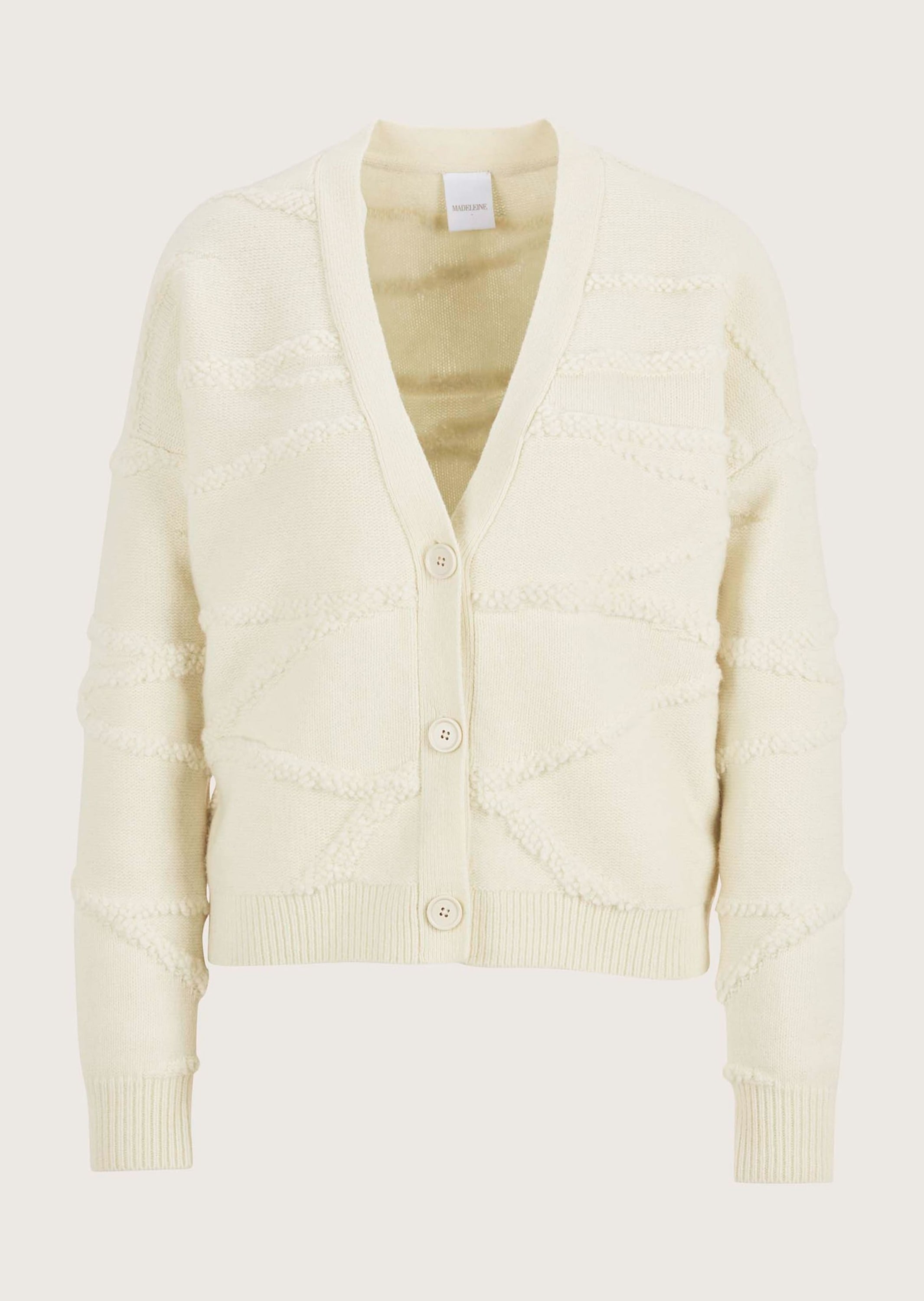 MADELEINE Strickjacke "Strickjacke Moderne Oversized-Jacke mit V-Ausschnitt günstig online kaufen