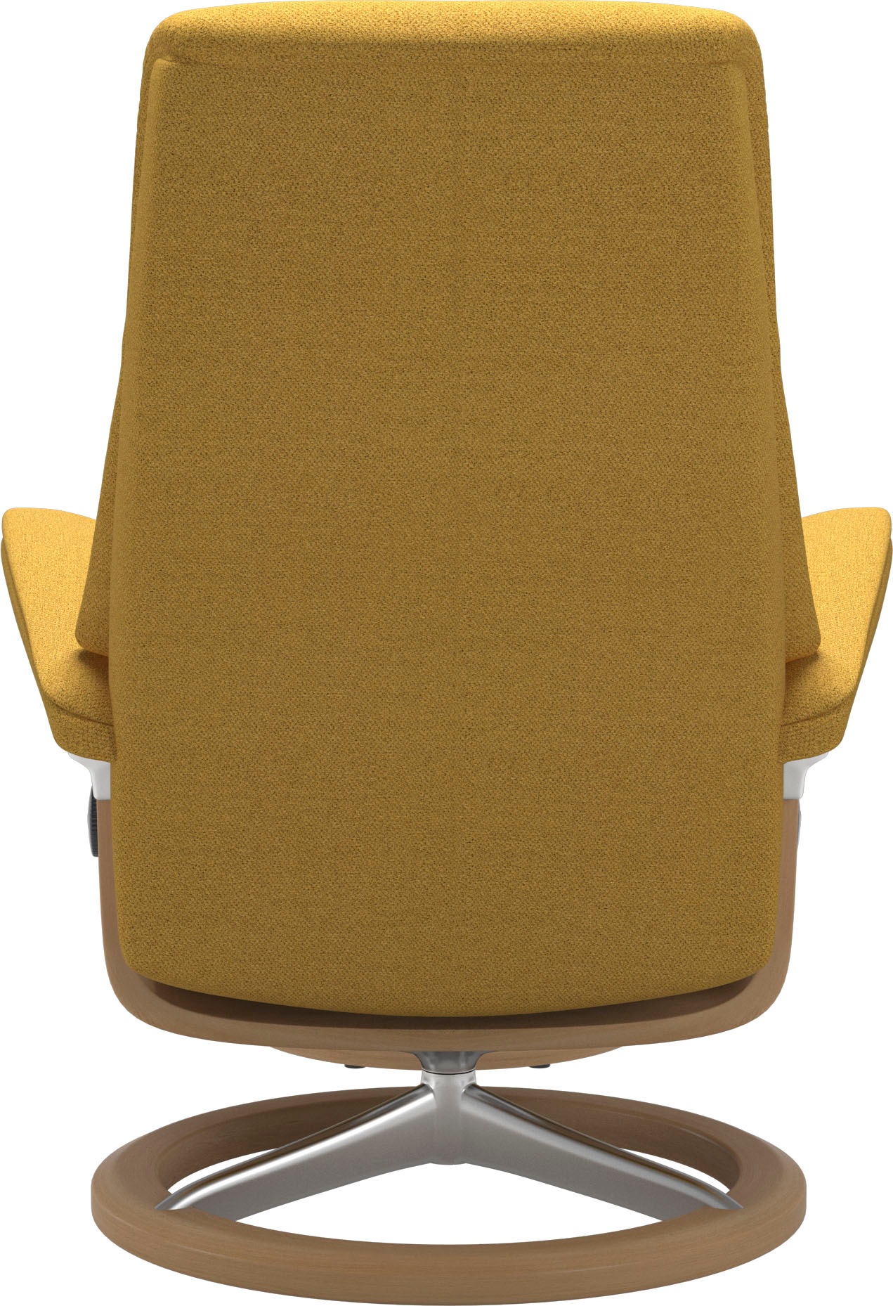 Stressless® Relaxsessel »View«, (Set, Relaxsessel mit Hocker), mit Signature Base, Größe M,Gestell Eiche