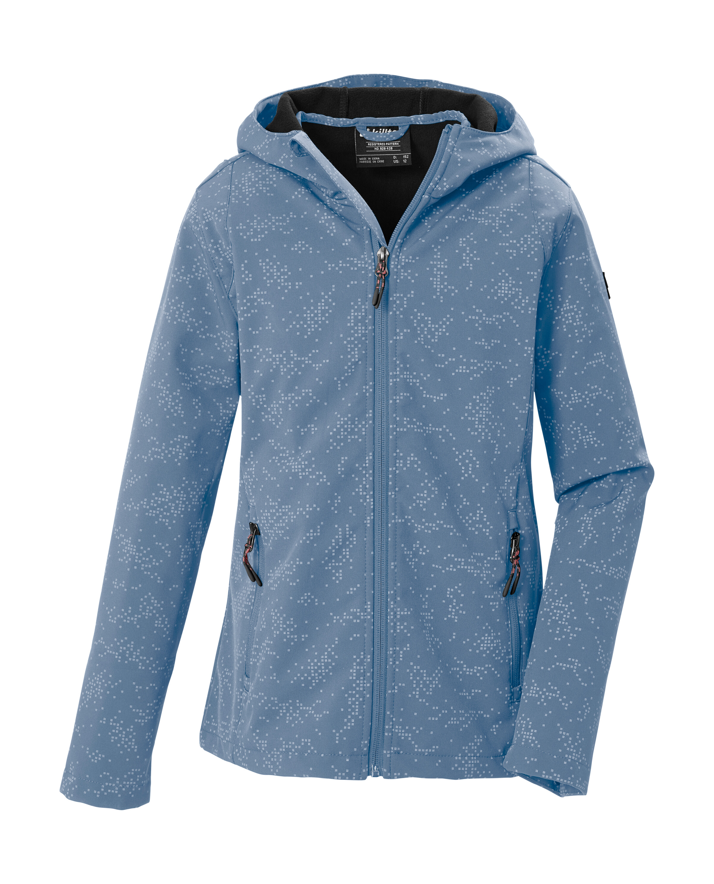 Killtec Softshelljacke "KOW 165 GRLS SFTSHLL JCKT" Winddichte, wasserabweisende Kinderjacke mit Fleece-Futter