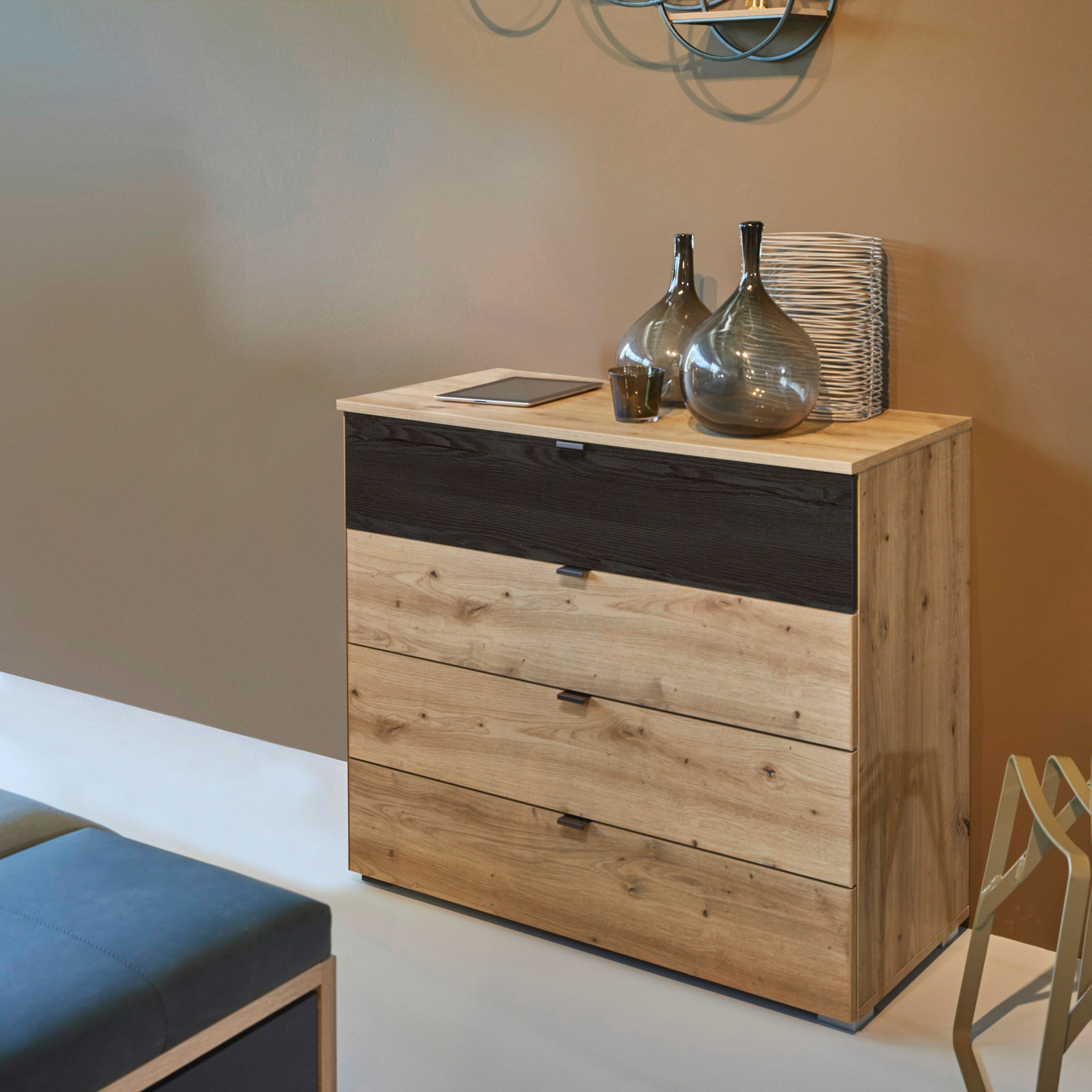 rauch Schubkastenkommode "Sideboard Kommode Schubladenkommode APOLLON" Brei günstig online kaufen