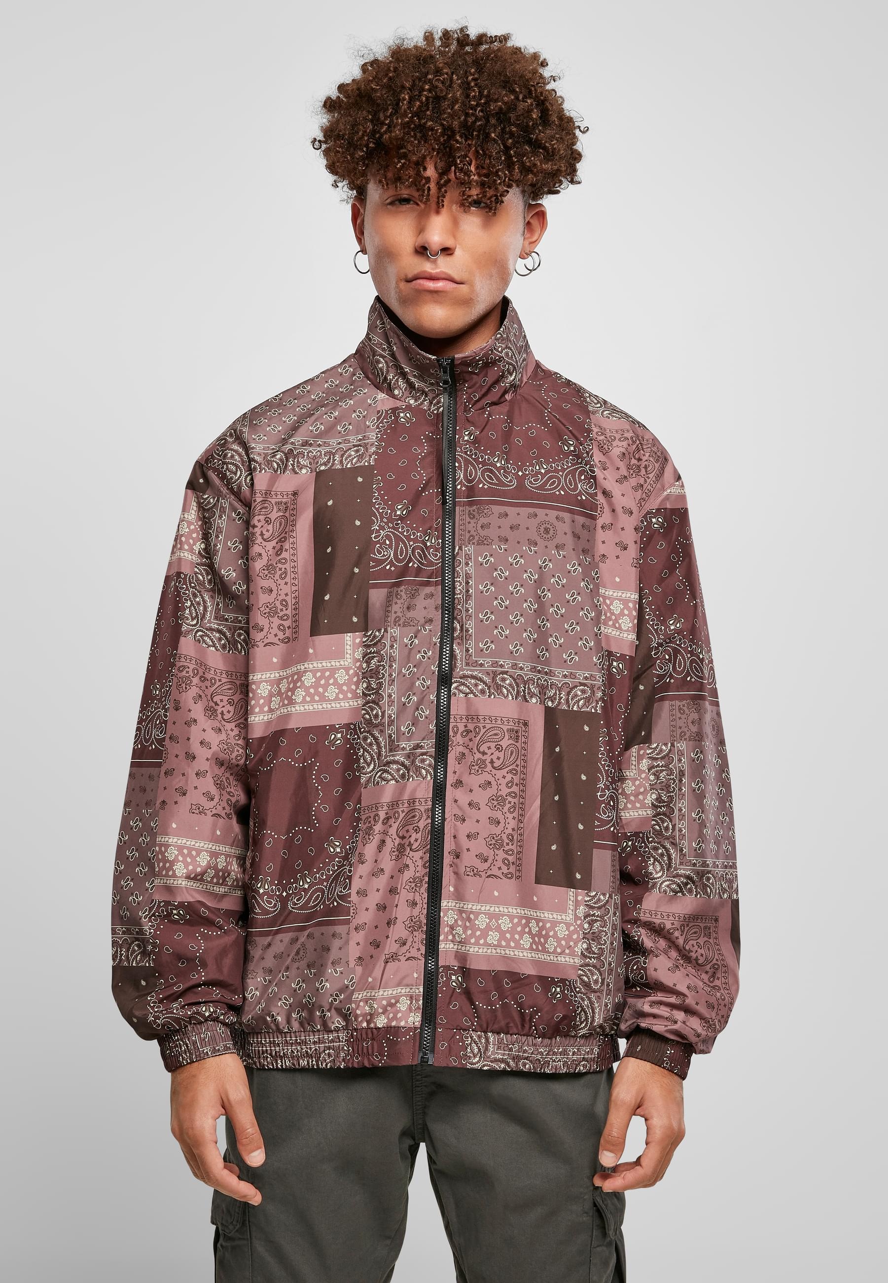 URBAN CLASSICS Allwetterjacke »Urban Classics Herren 90´s Track Jacket«, (1 St.), ohne Kapuze