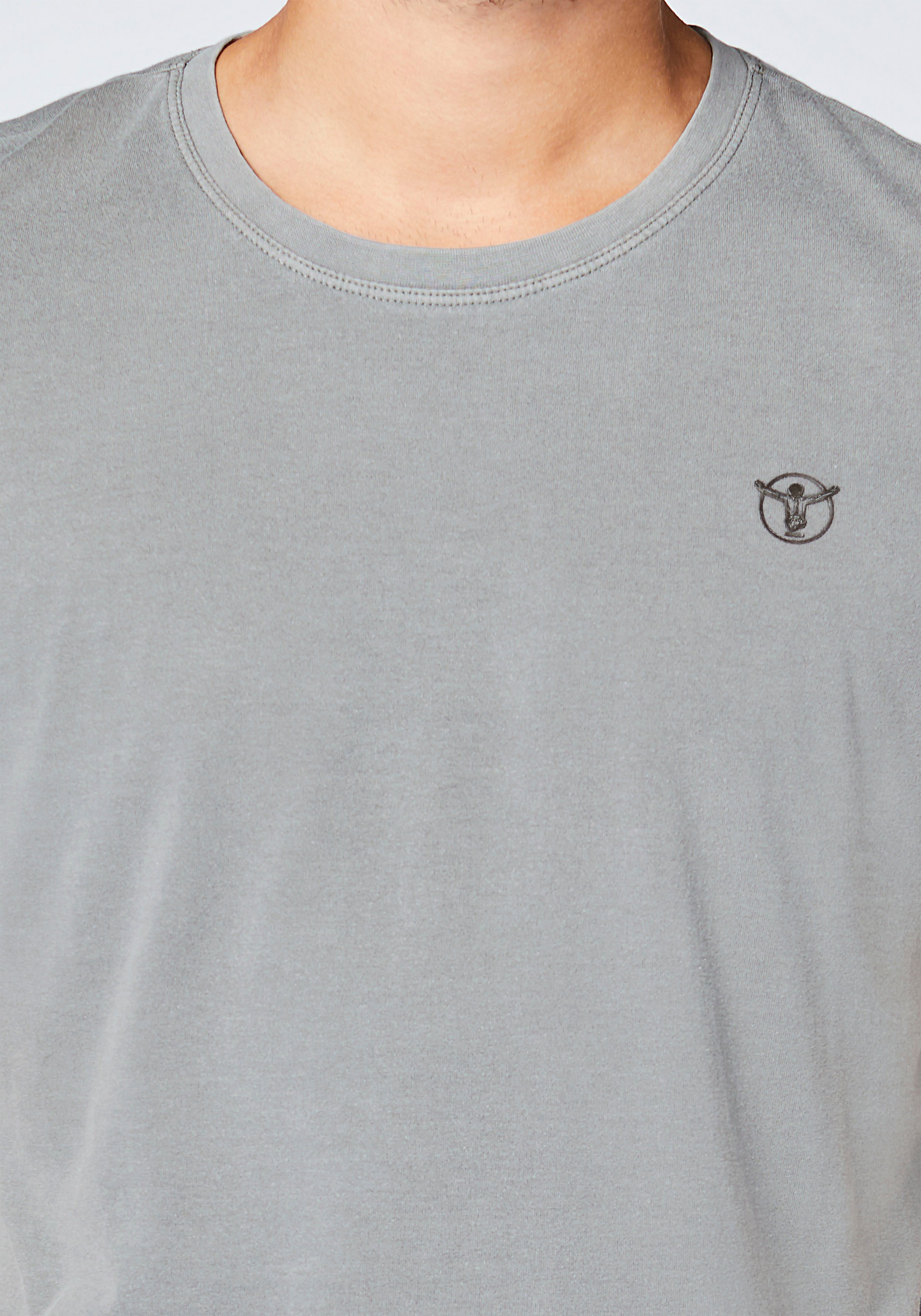 T-Shirt CHIEMSEE, Damen, Gr. L (52/54), wet weather, 100% Baumwolle, Rundhals, Shirts T-Shirt 3