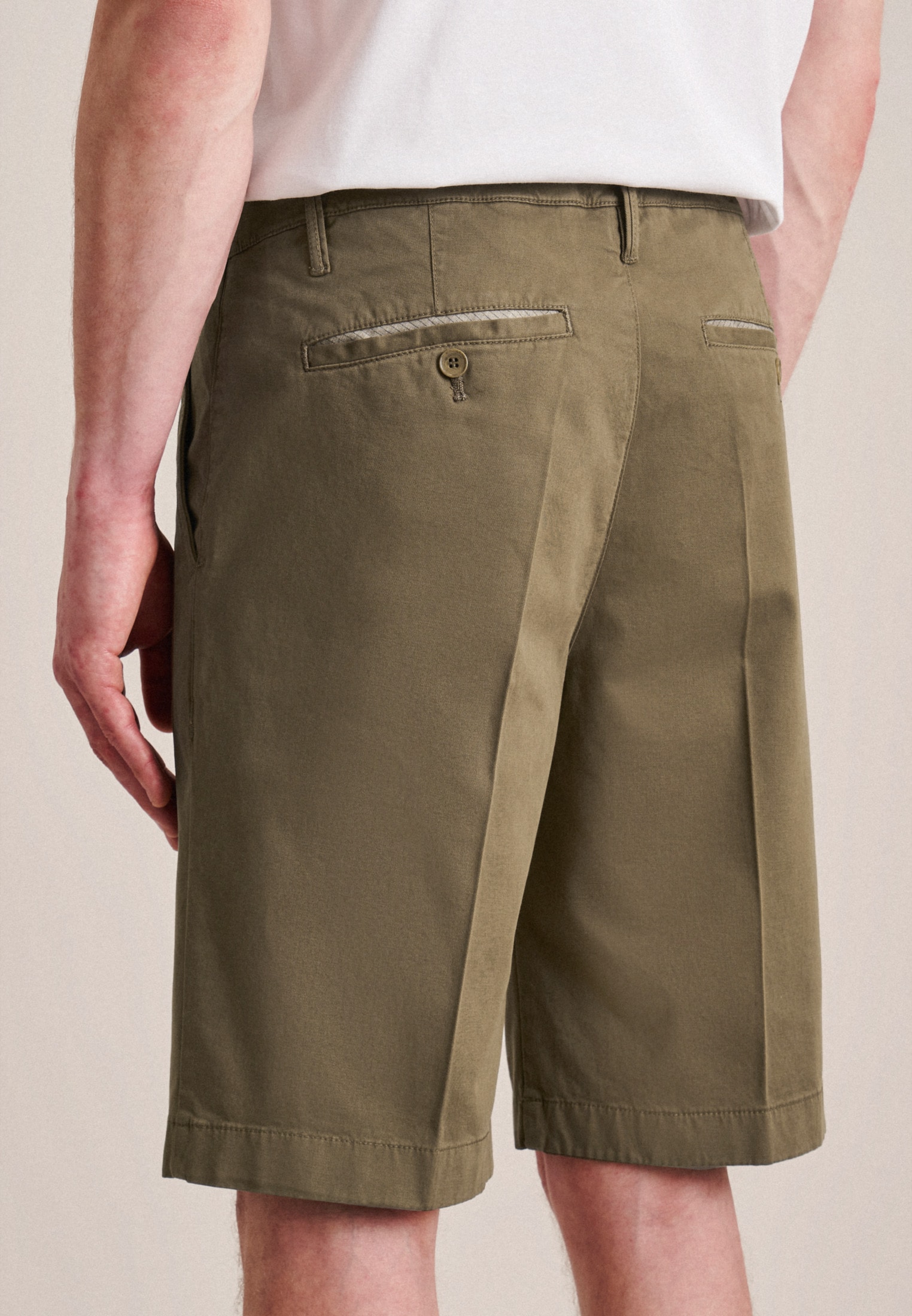 seidensticker Chinoshorts »Schwarze Rose«