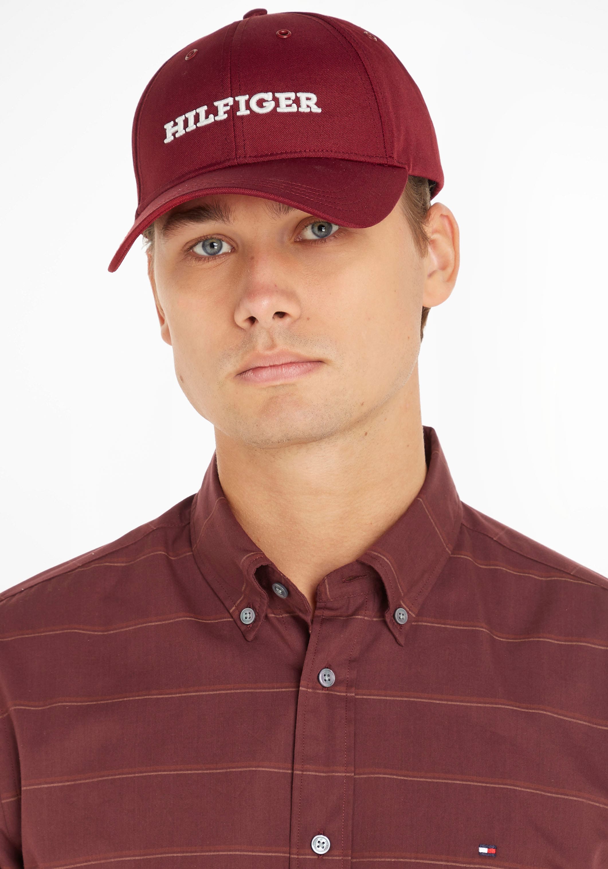 Tommy Hilfiger Baseball Cap »HILFIGER CAP«, mit großer Hilfiger Logo  Stickerei vorn auf Rechnung | BAUR | Baseball Caps