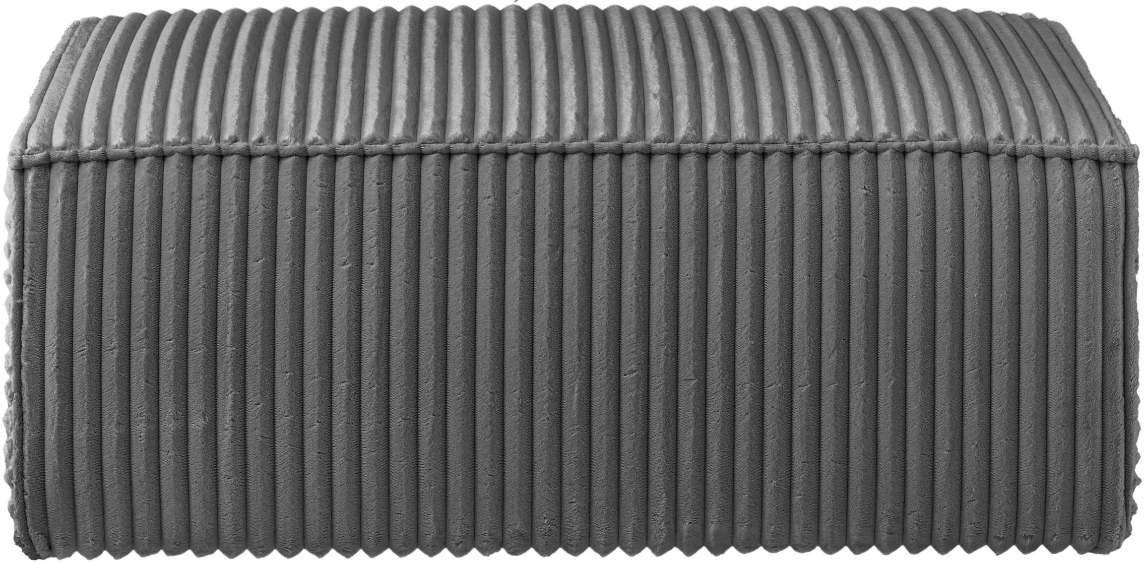 Thumbnail - andas Hocker "FINNLEY, Polsterhocker in Bouclé, Struktur fein u. Mega Cord verfügbar" passend zur Polster-Serie Finnley