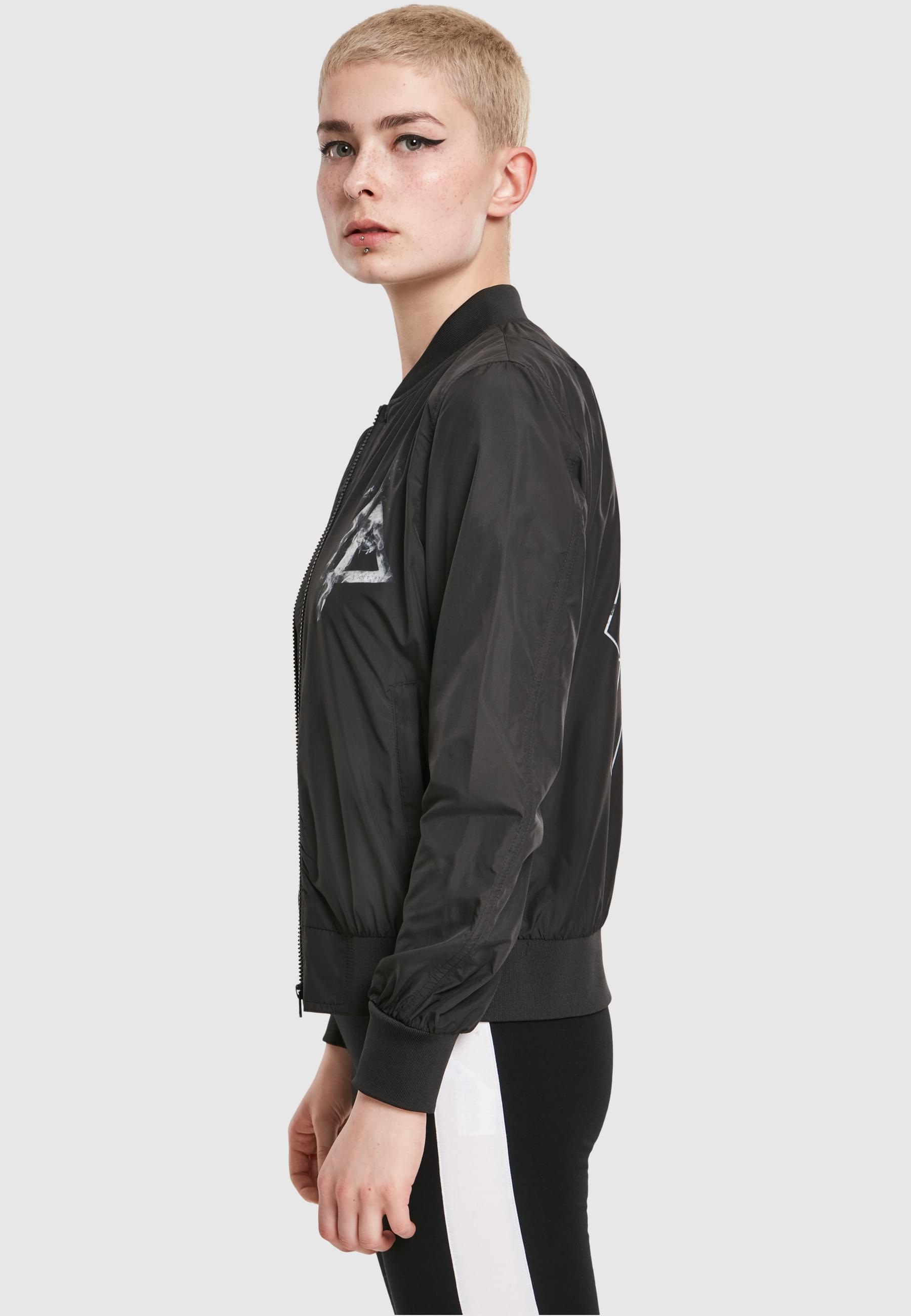 Merchcode Bomberjacke »Merchcode Damen Ladies Linkin Park Bomber Jacket«, (1 St.), ohne Kapuze