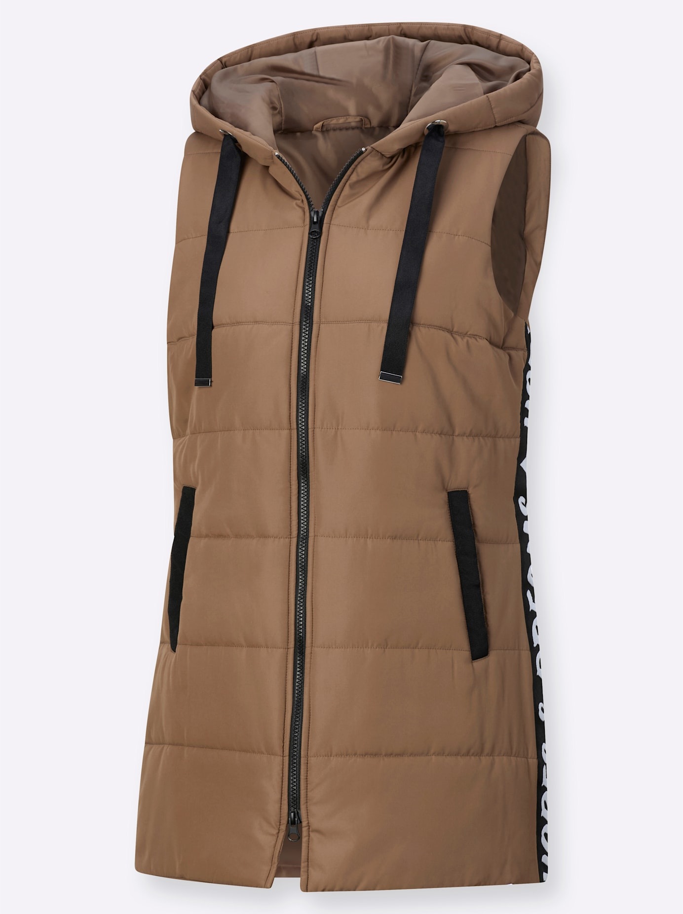 Steppweste CLASSIC BASICS, Damen, Gr. 48, braun, 100% Polyester, Wattierung:100% Polyester, unifarben, Westen Steppweste 3