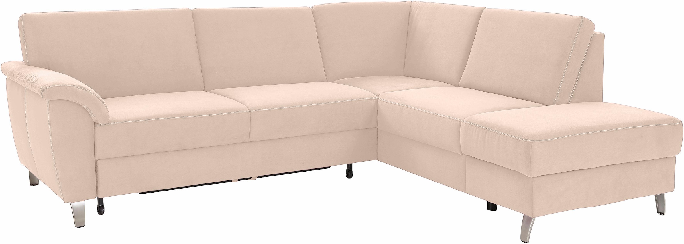 sit&more Ecksofa "Texel L-Form", mit Federkern, wahlweise mit Bettfunktion günstig online kaufen