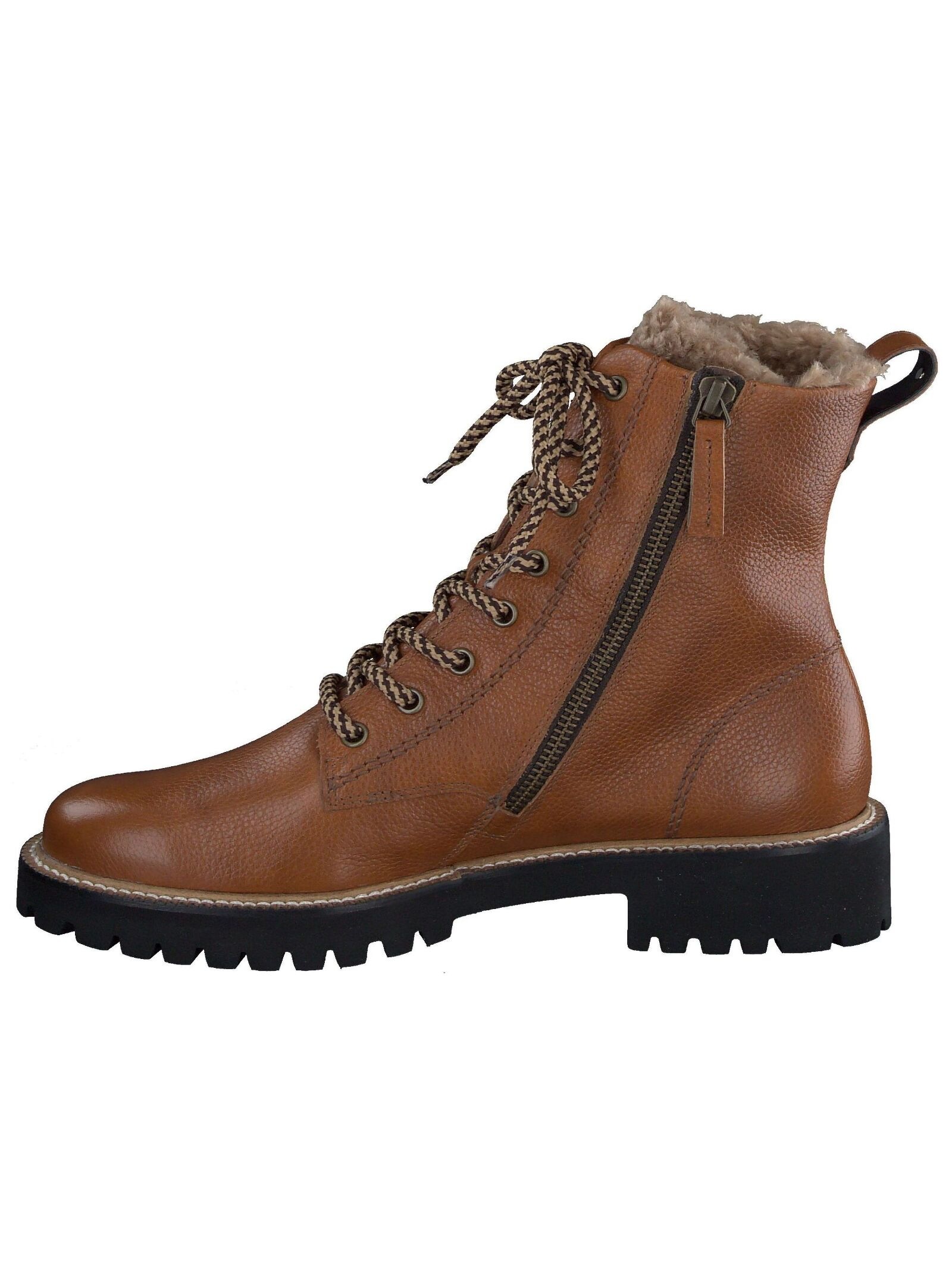 Paul Green Schnürstiefelette "Paul Green Stiefelette Glattleder" günstig online kaufen