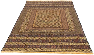 morgenland Wollteppich »Kelim Afghan Teppich handgewebt mehrfarbig«, rechteckig, 4 mm... kaufen
