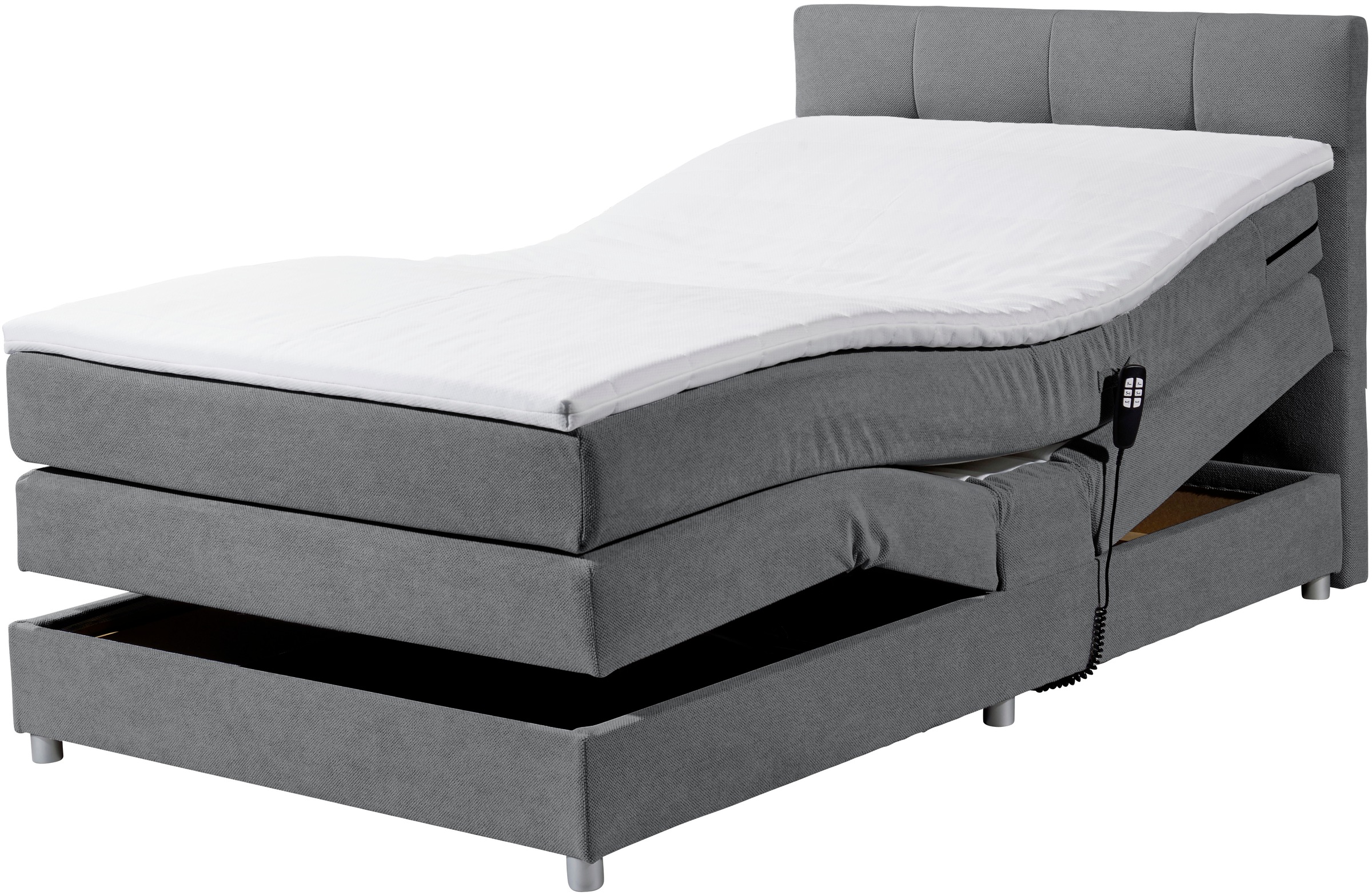 ED EXCITING DESIGN Boxspringbett »Toulouse B«, inkl. Motor
