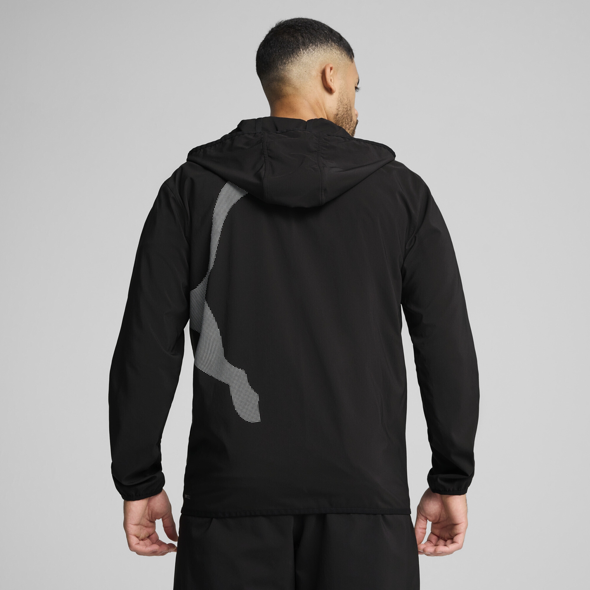 PUMA Trainingsjacke »Train All Day Big Logo Gewebte Jacke Herren«