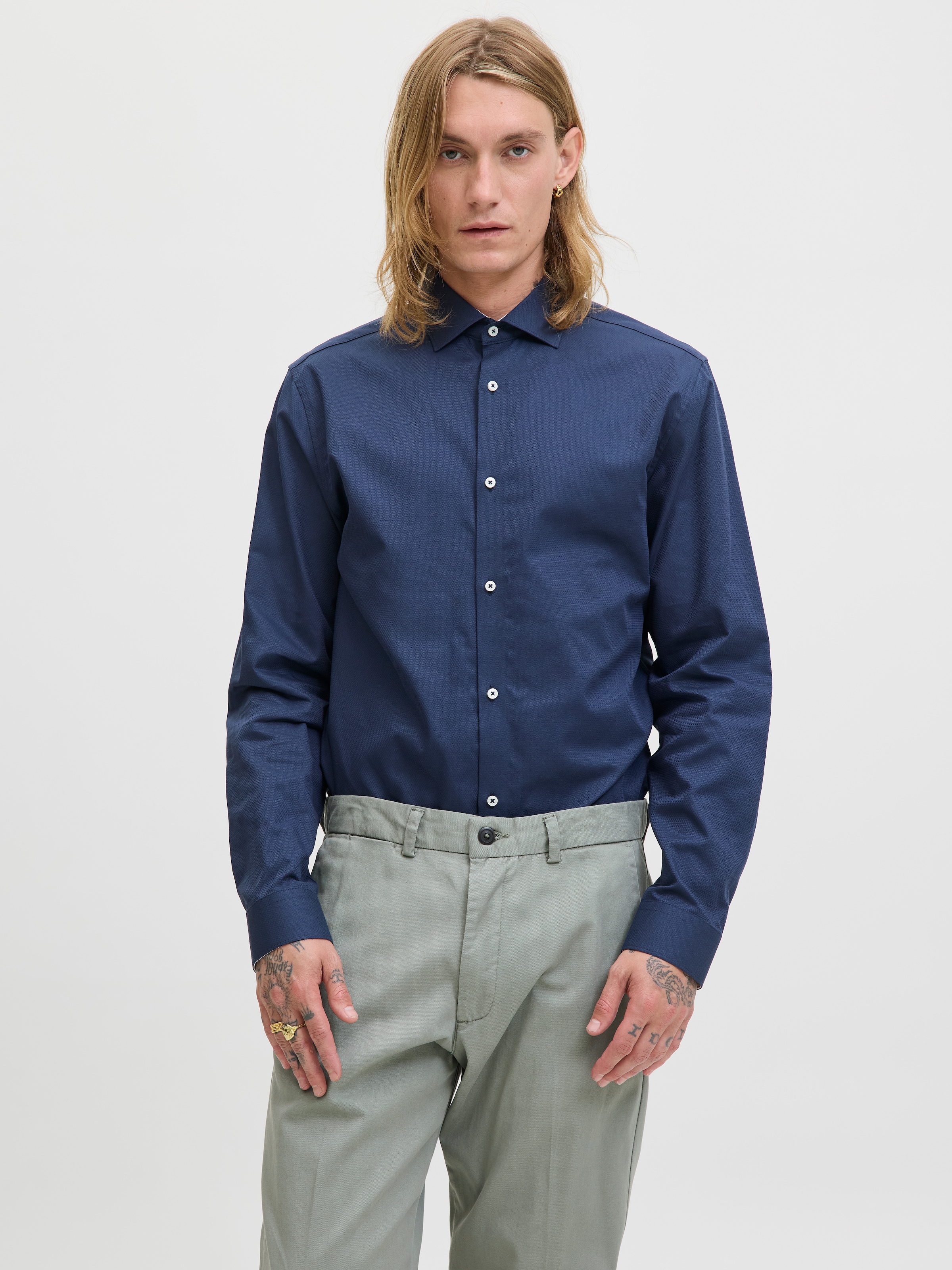 Jack & Jones Langarmhemd "JPRBLAPARKER DETAIL L/S SHIRT NOOS" günstig online kaufen