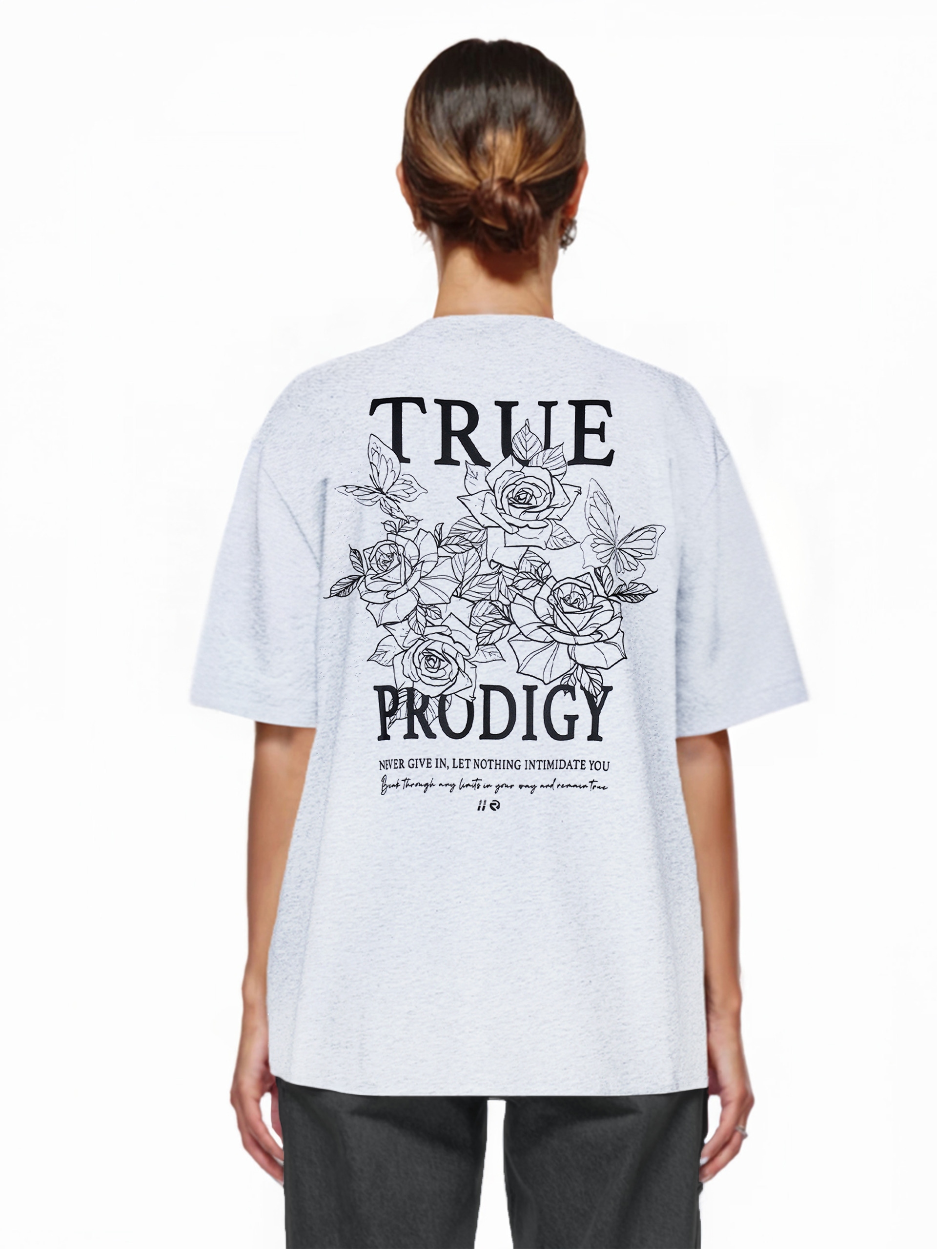 trueprodigy Oversize-Shirt »Alex F Logo Print Oversized Rundhals«