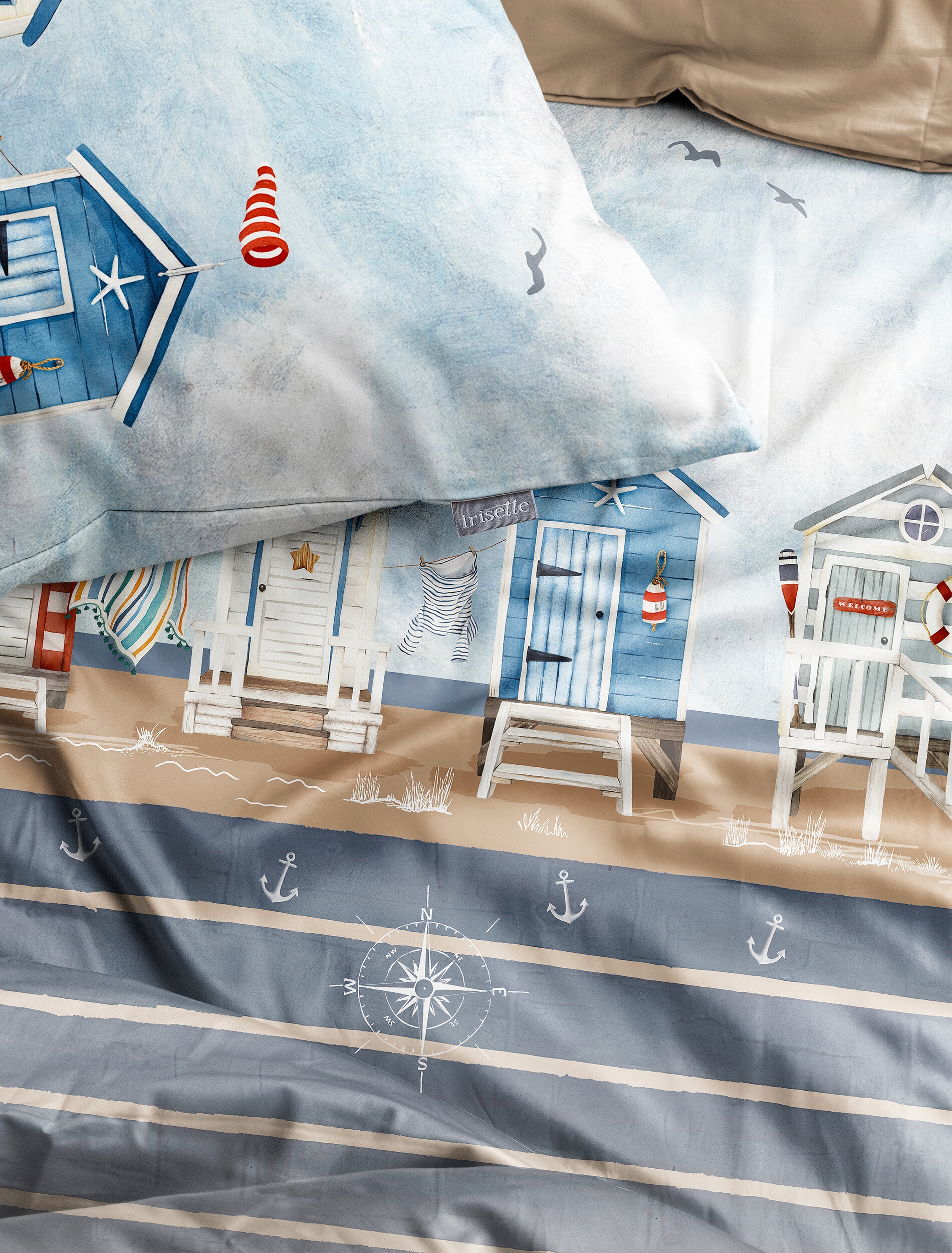 Irisette Bettwäsche »Wave 8650« 2 anschmiegsam und atmungsaktiv, Ganzjahresqualität