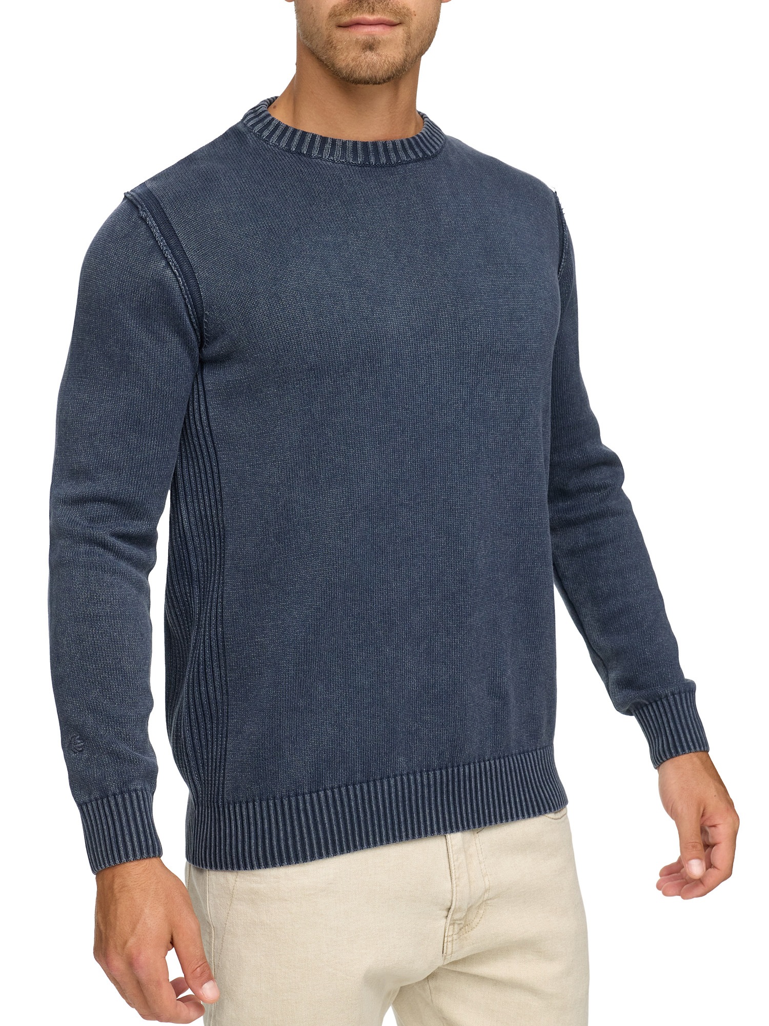 Indicode Rundhalspullover "INNiels O-neck" günstig online kaufen