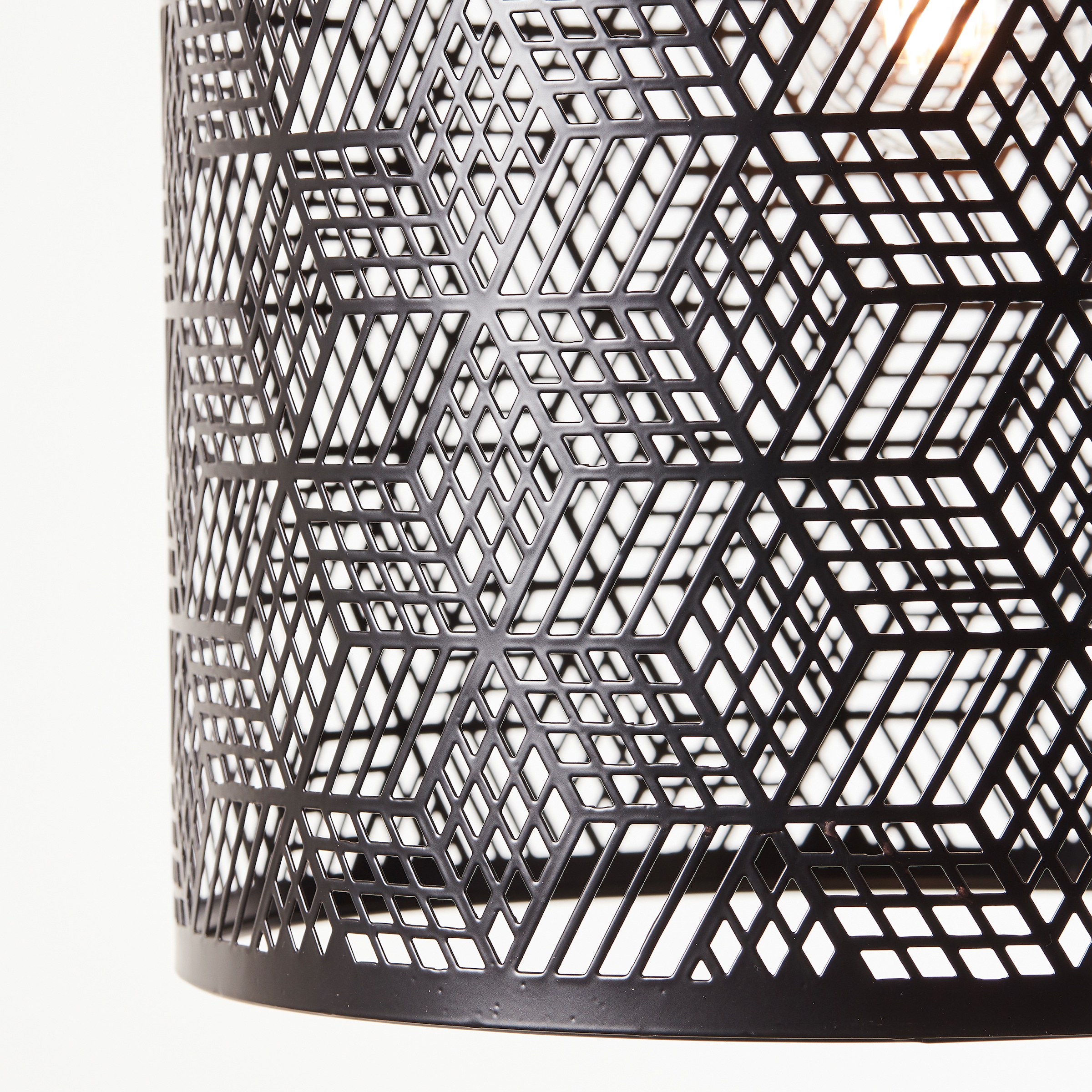 BAUR | 1 schwarz/natur Pendelleuchte cm, E27, flammig-flammig, 29 Brilliant Metall /Bambus, »Santy«, 120 x