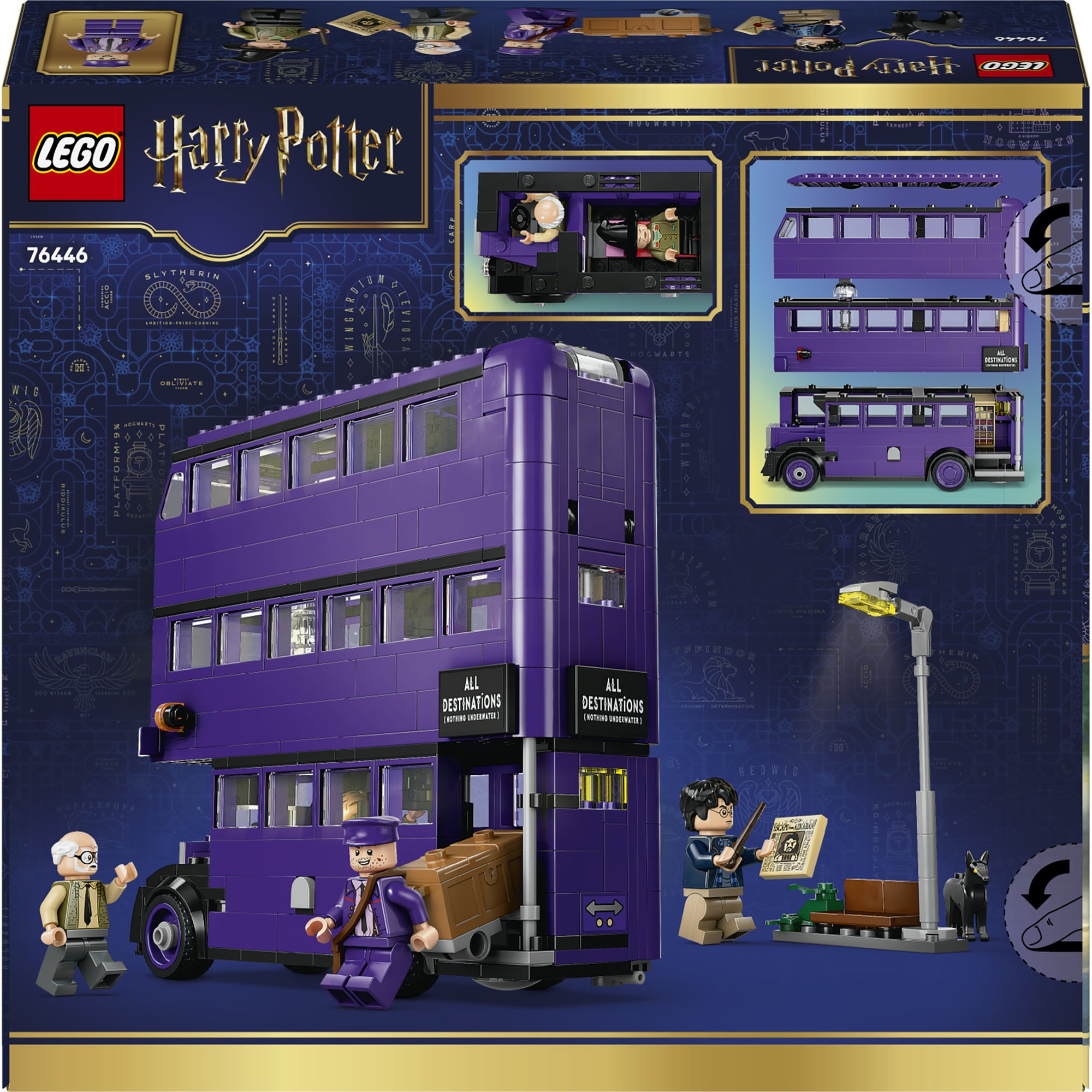 LEGO® Konstruktionsspielsteine »Abenteuer mit dem Fahrenden Ritter (76446), LEGO Harry Potter™« Made in Europe