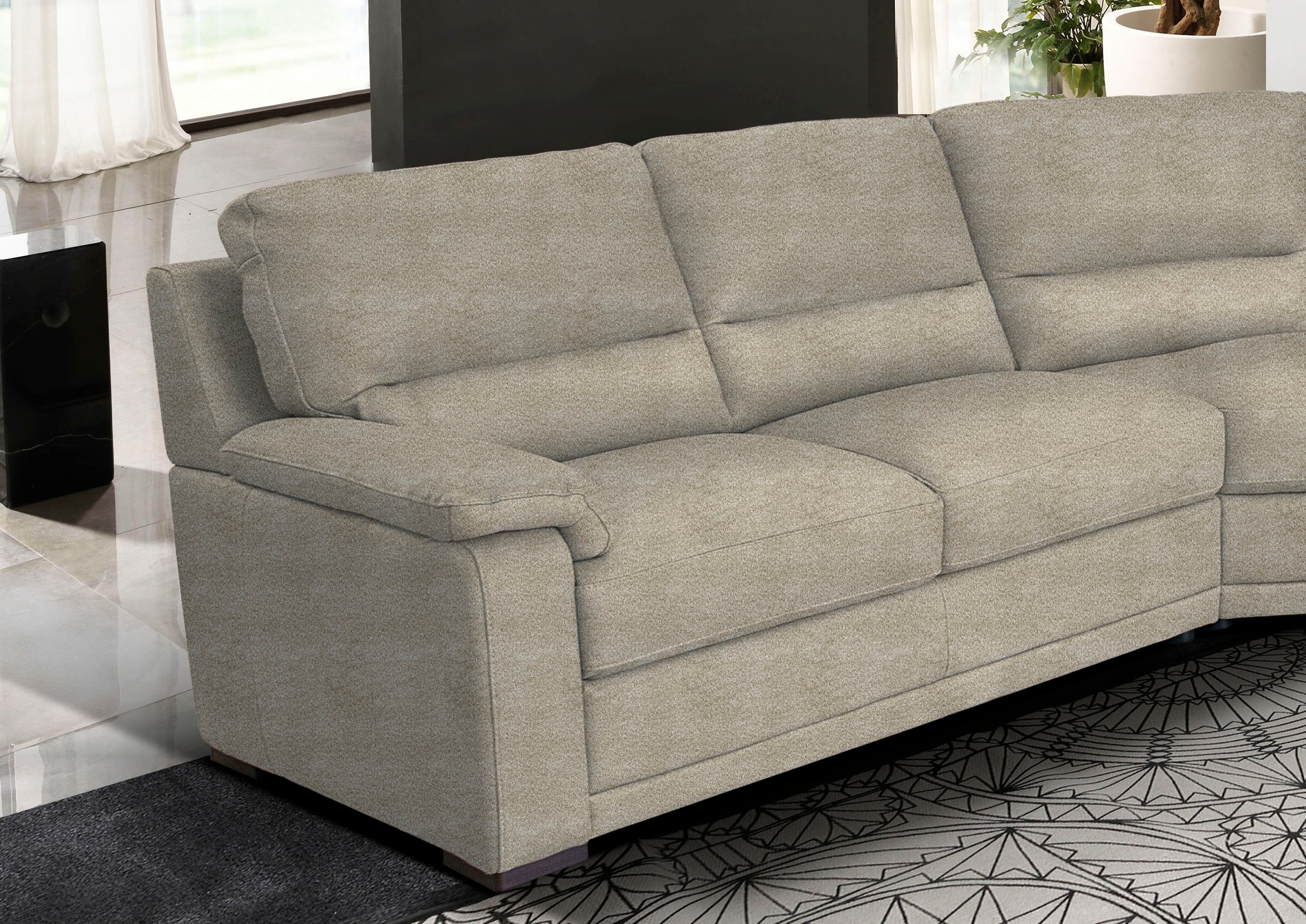 Thumbnail - Egoitaliano Ecksofa "Doris, modernes Designerecksofa in hochwertigen Microfaserqualitäten", edle Detailverarbeitung, wah...