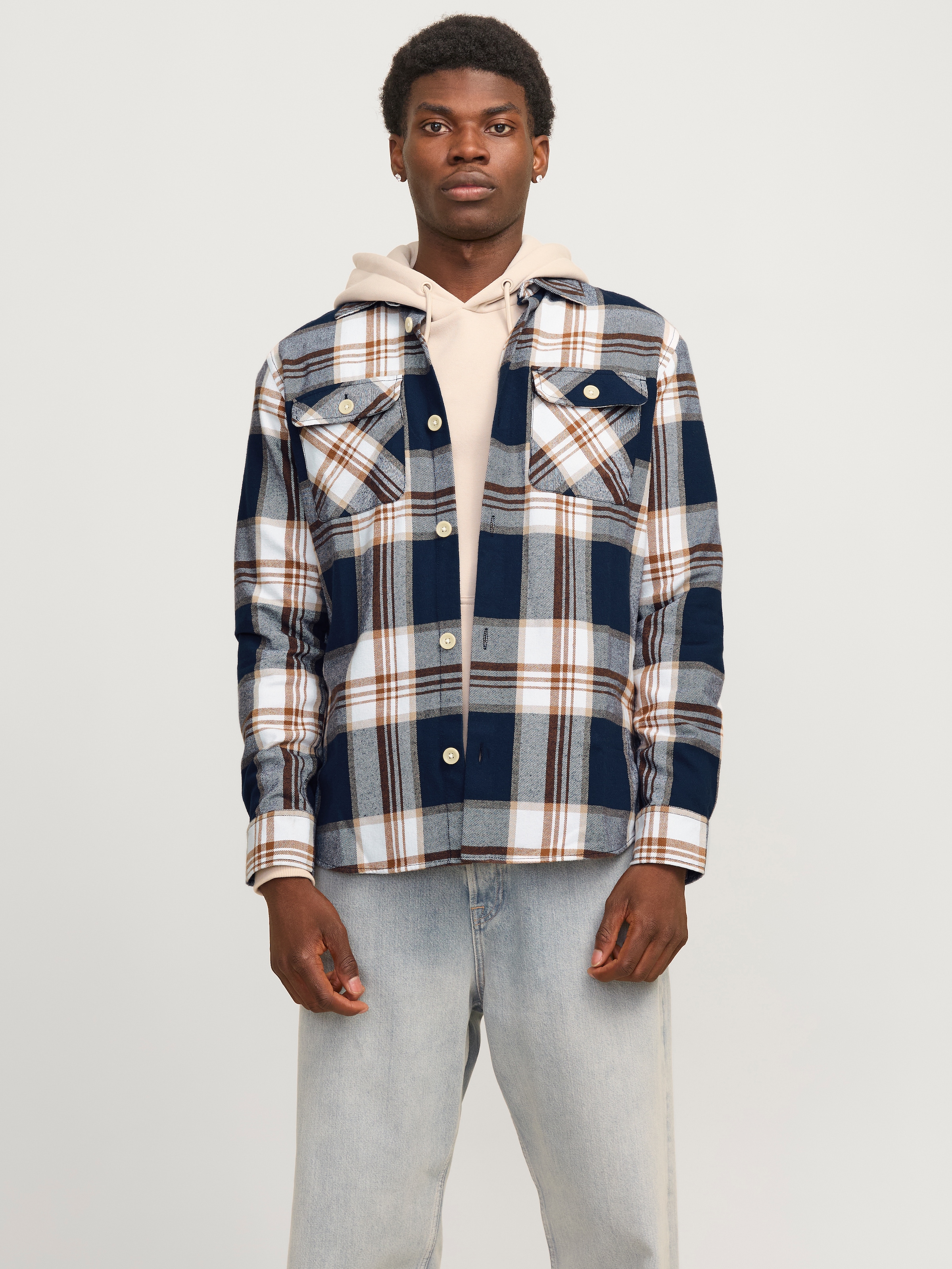 Jack & Jones Langarmhemd "JJEDARREN OVERSHIRT LS NOOS" günstig online kaufen