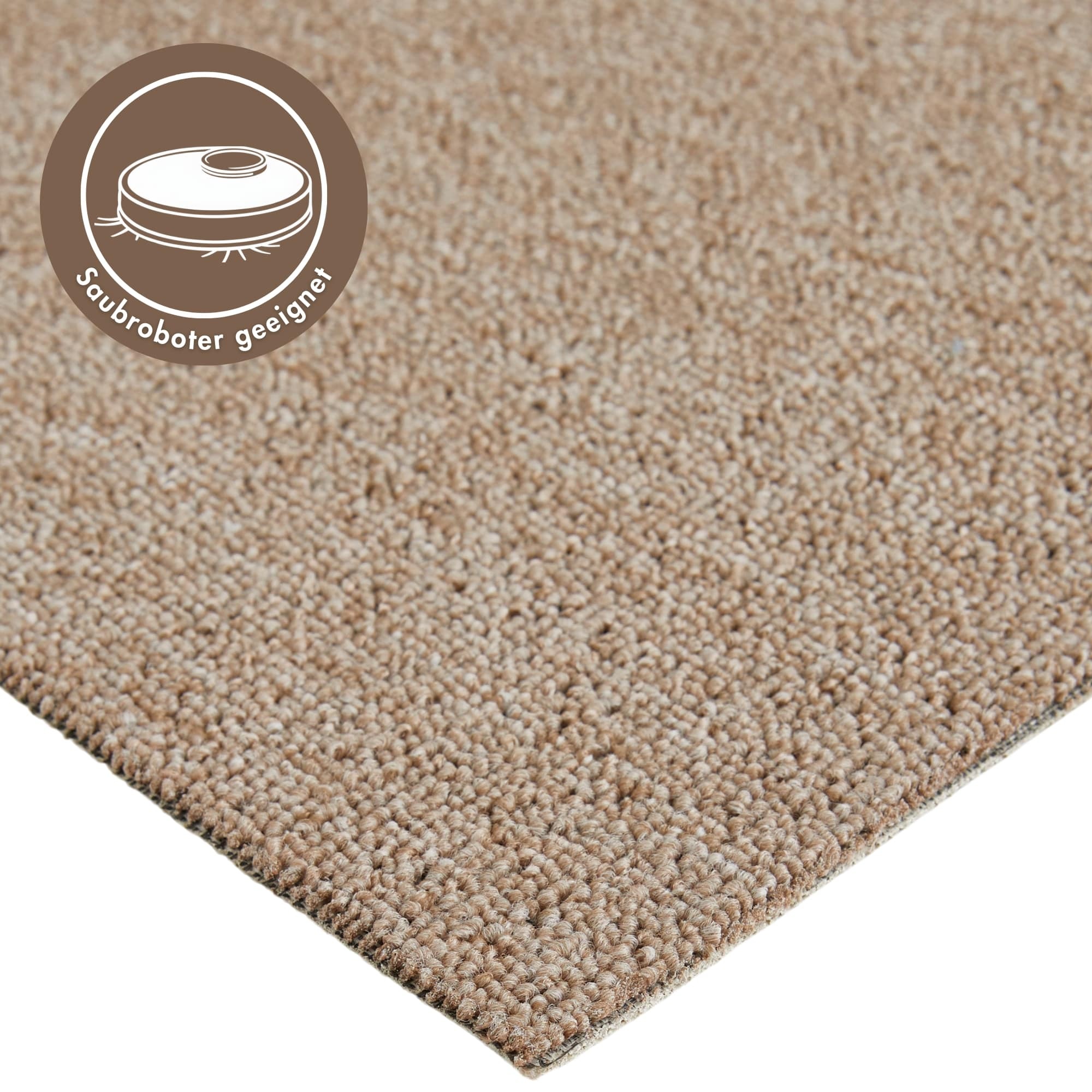 Andiamo Teppichboden "Barbara, Feinschlinge, Gesamthöhe 4,5 mm, Luxusklasse LC1" rechteckig meliert, Breite 200 oder 400 cm, strapazierfähig, pflegeleicht