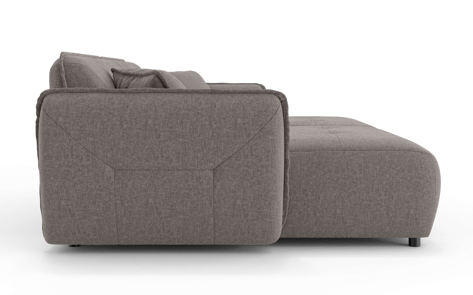 Home affaire Big-Sofa »MIRELDA Design-Sofa mit Steppungen, extra tief, Breite 251 cm« elegant und bequem, enthält 2 Zierkissen, belastbar bis 480kg