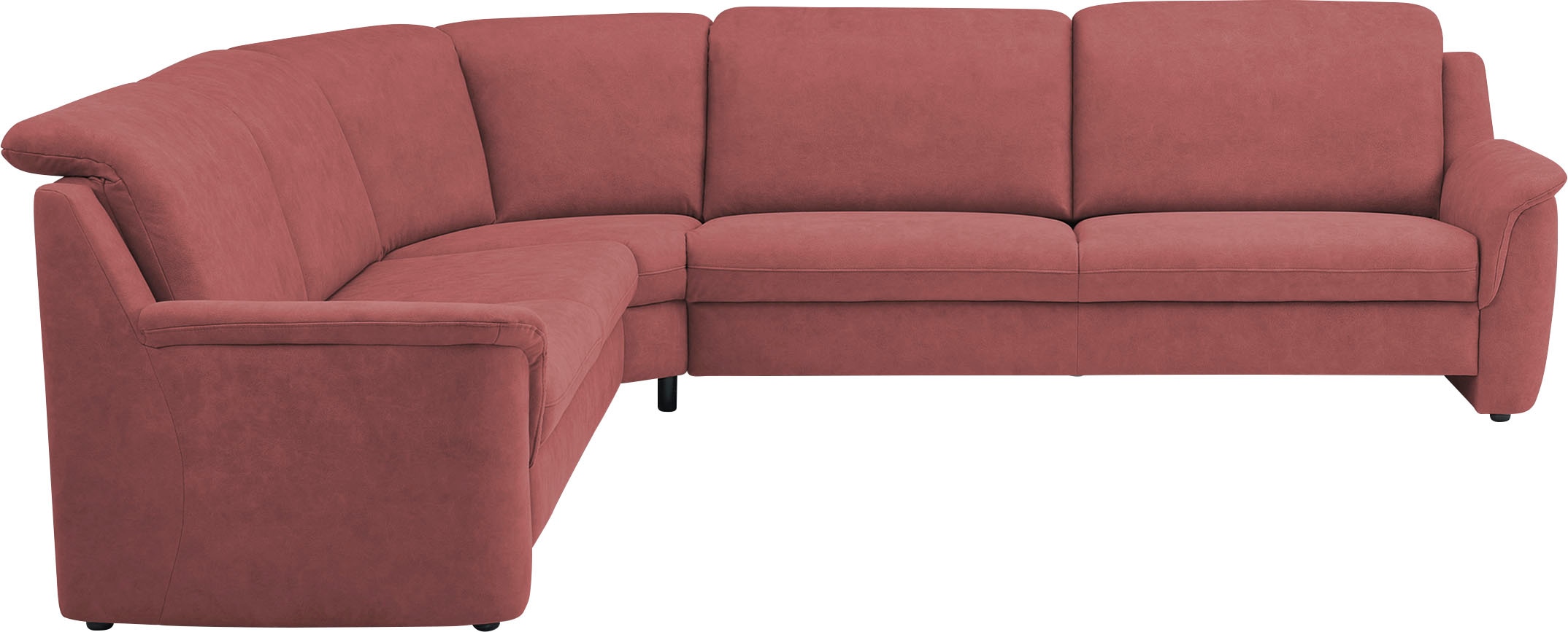 VILLA BECK Ecksofa »Garda L-Form«, (4 St.), inklusive Kopfteilverstellung, Stellmaß 309x277 cm