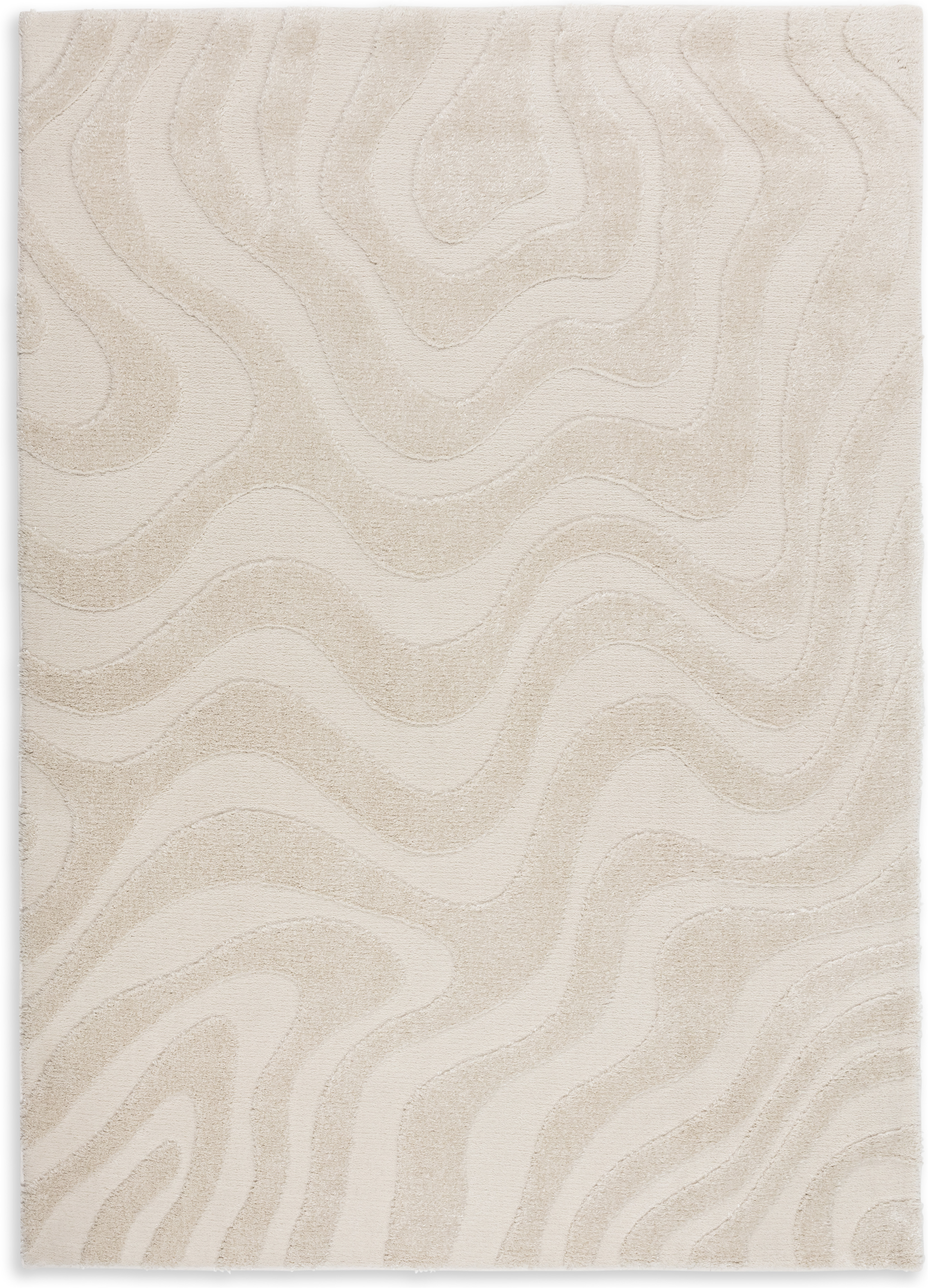 SCHÖNER WOHNEN-Kollektion Teppich "Blaze 251" rechteckig 28 mm Höhe Indoor, pflegeleicht, verschiedene Formen, Hoch Tief Struktur