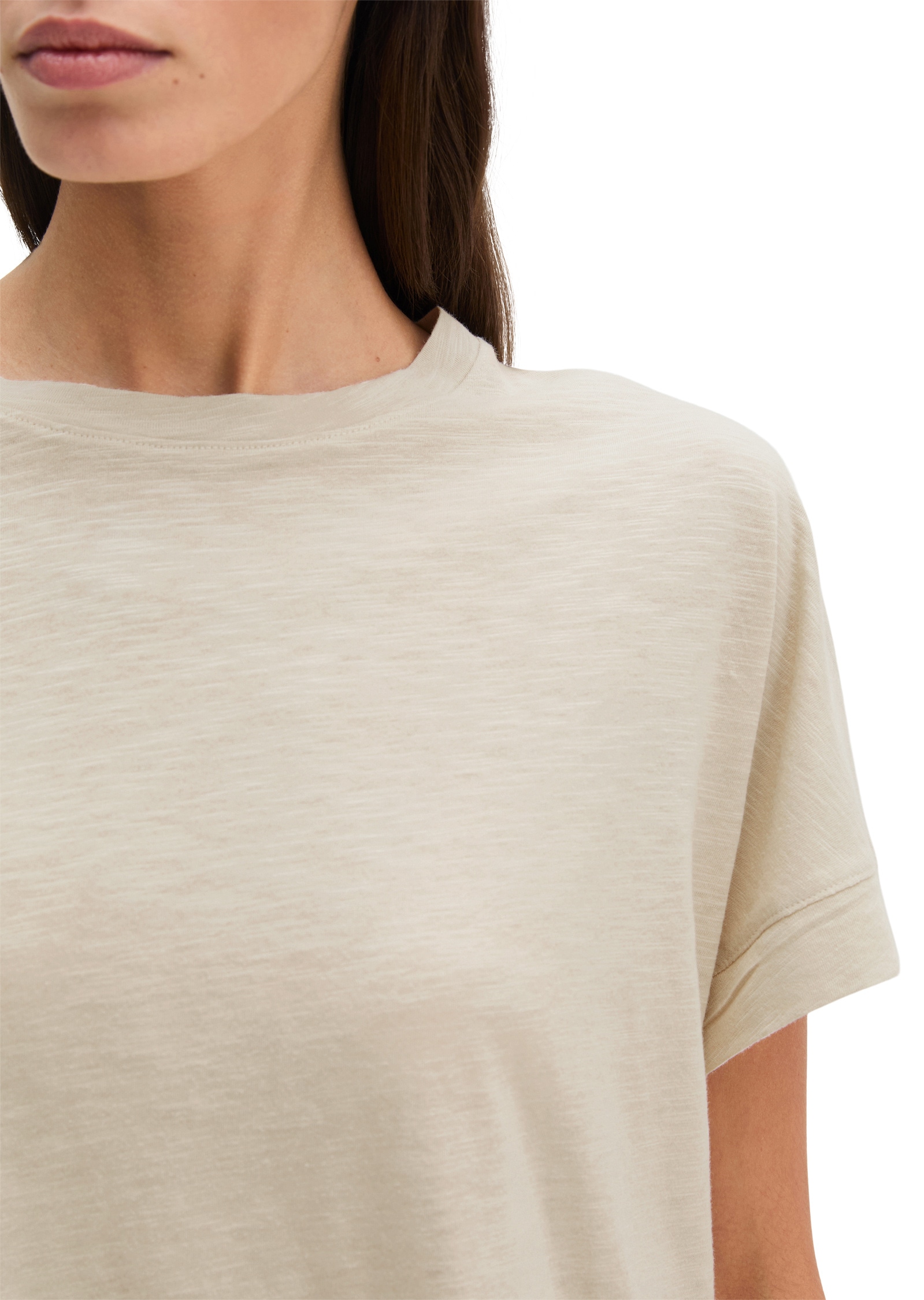 Marc O'Polo T-Shirt »mit angeschnittenen Ärmeln«