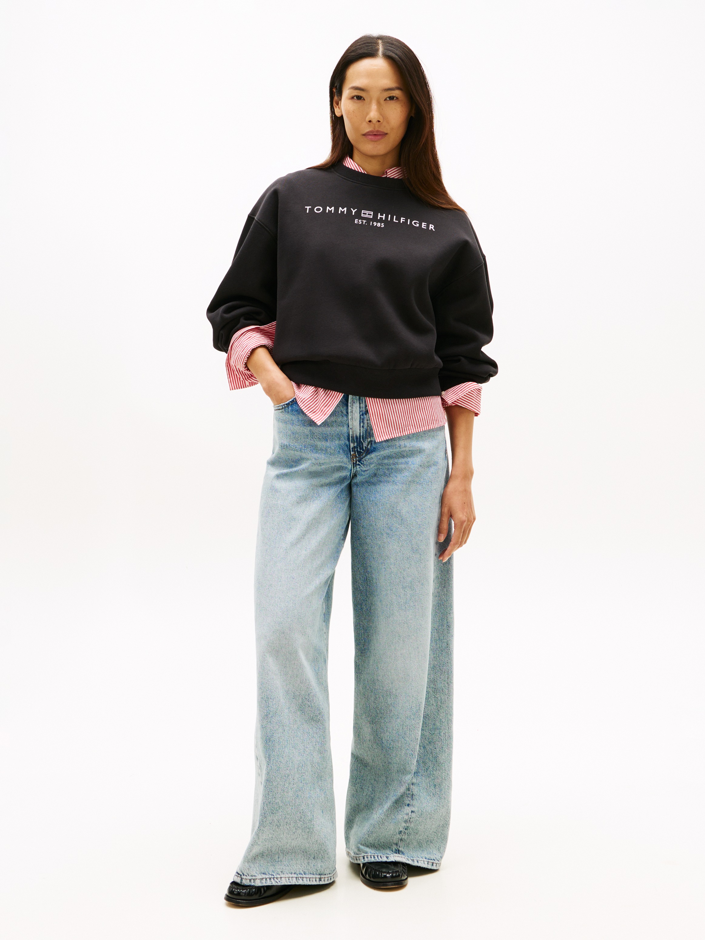 Thumbnail - Tommy Hilfiger Sweatshirt "CORP LOGO MDRN SWTSRT", Baumwollmischung