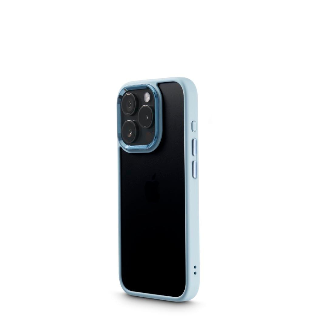 Hama Smartphone-Hülle »Handyhülle für Apple iPhone 15 Pro, durchsichtig Blau, stabil flexibel«, iPhone 15 Pro