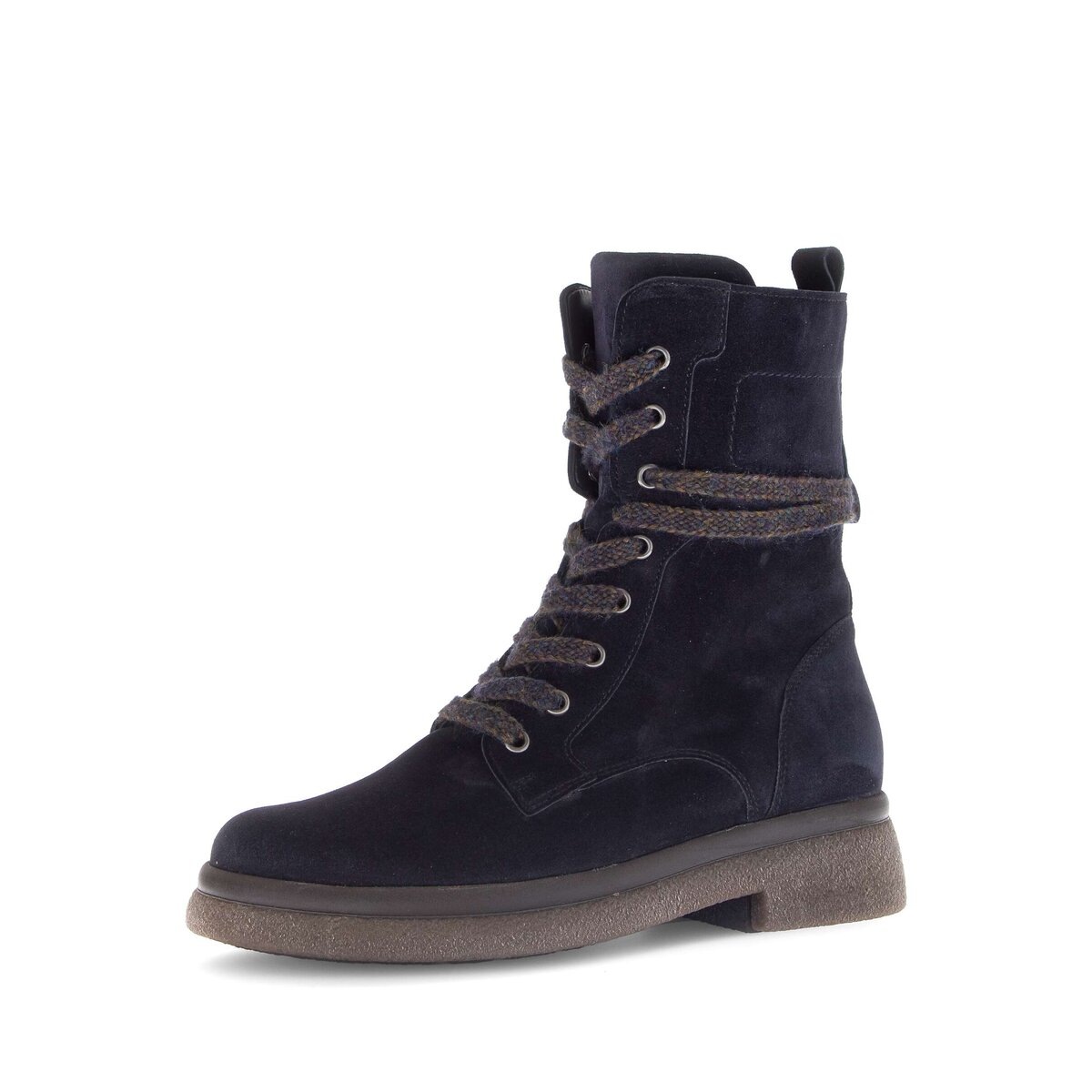 GABOR Damen Schnürstiefelette "Schnürstiefelette", Gr. 44blau, Schuhe