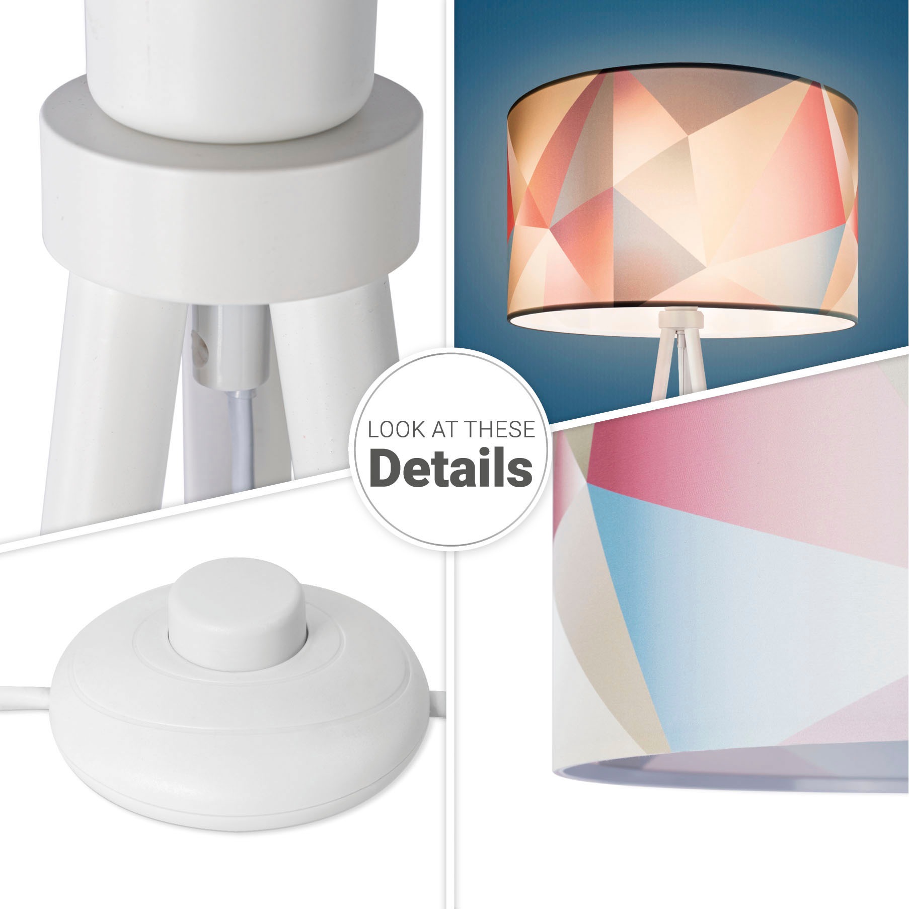 Paco Home Stehlampe »Trina Kosy«, Leuchtmittel E27 | ohne Leuchtmittel, LED Stehlampe Modern Wohnzimmer Schlafzimmer, Pastellfarben Deko E27