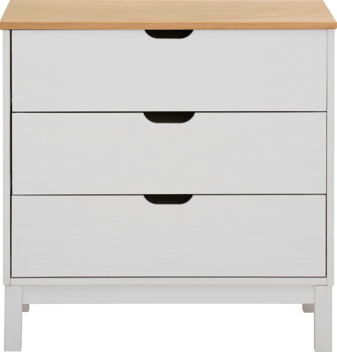 Home affaire Kommode »Post«, aus massivem Kiefernholz, mit Stauraummöglichkeiten, Breite 76 cm