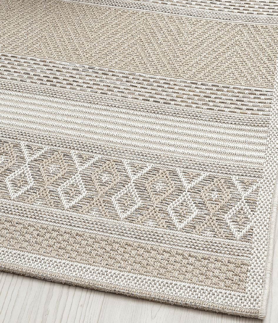 the carpet Teppich »Calgary  round« rund 1 mm Höhe moderner robuster In und Outdoor Teppich