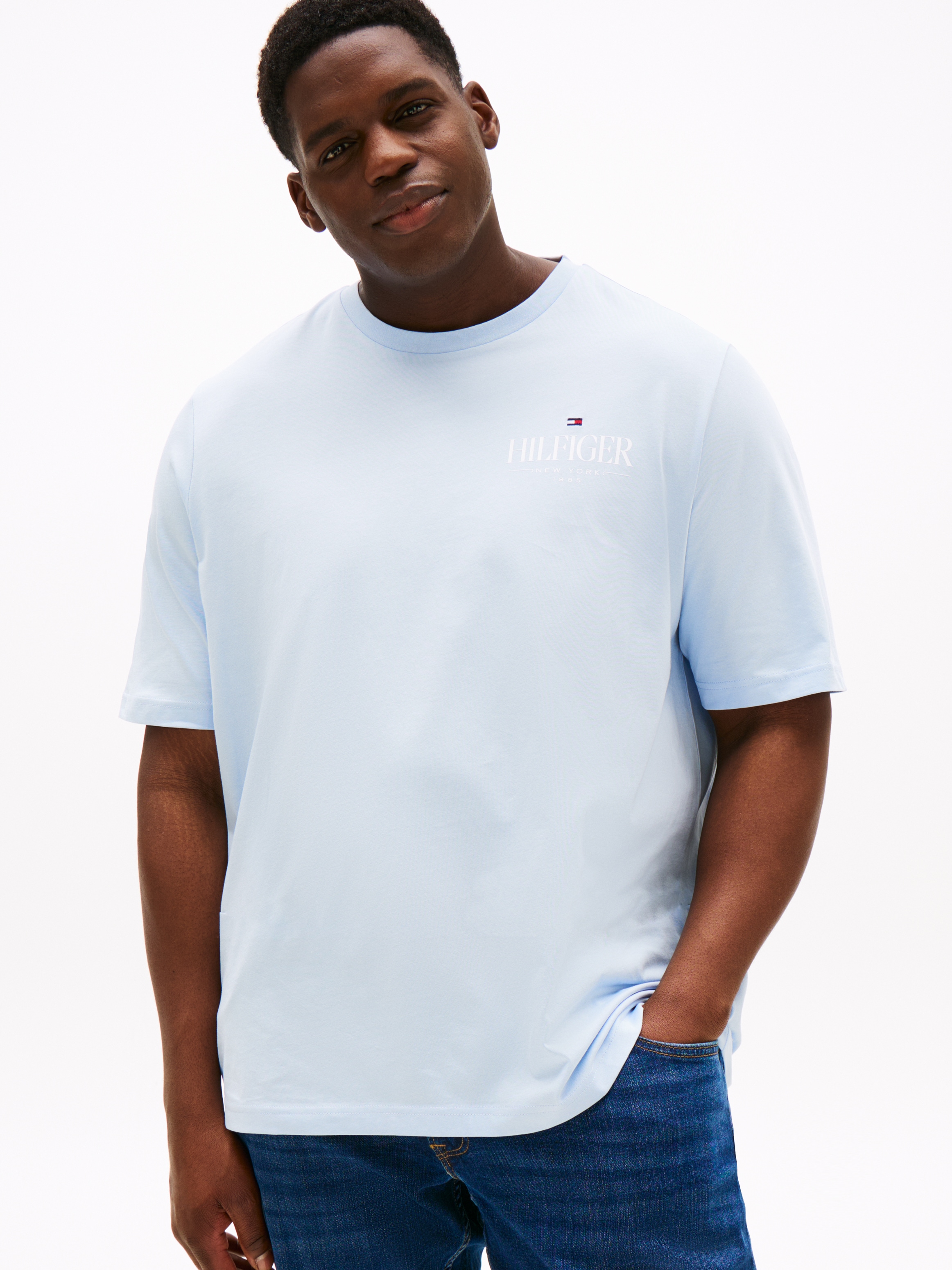 Tommy Hilfiger Big & Tall T-Shirt "BT-HILFIGER STACK TEE-B", Große Größen günstig online kaufen