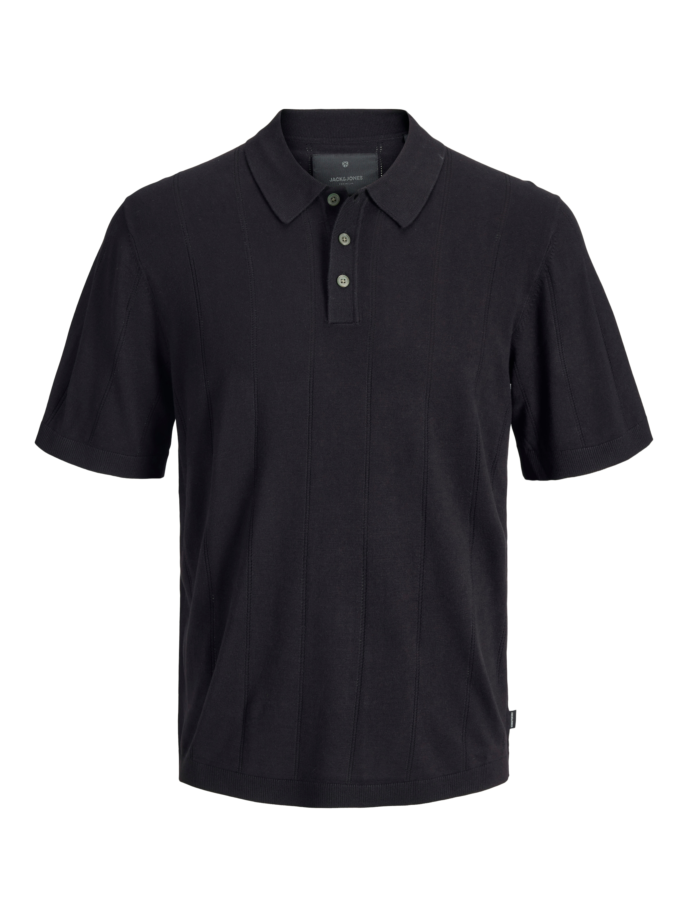 Jack & Jones Polokragenpullover »JPRBLAWILLIAM STRUCTURE KNIT POLO SS SN« Viskosemischung, regular fit