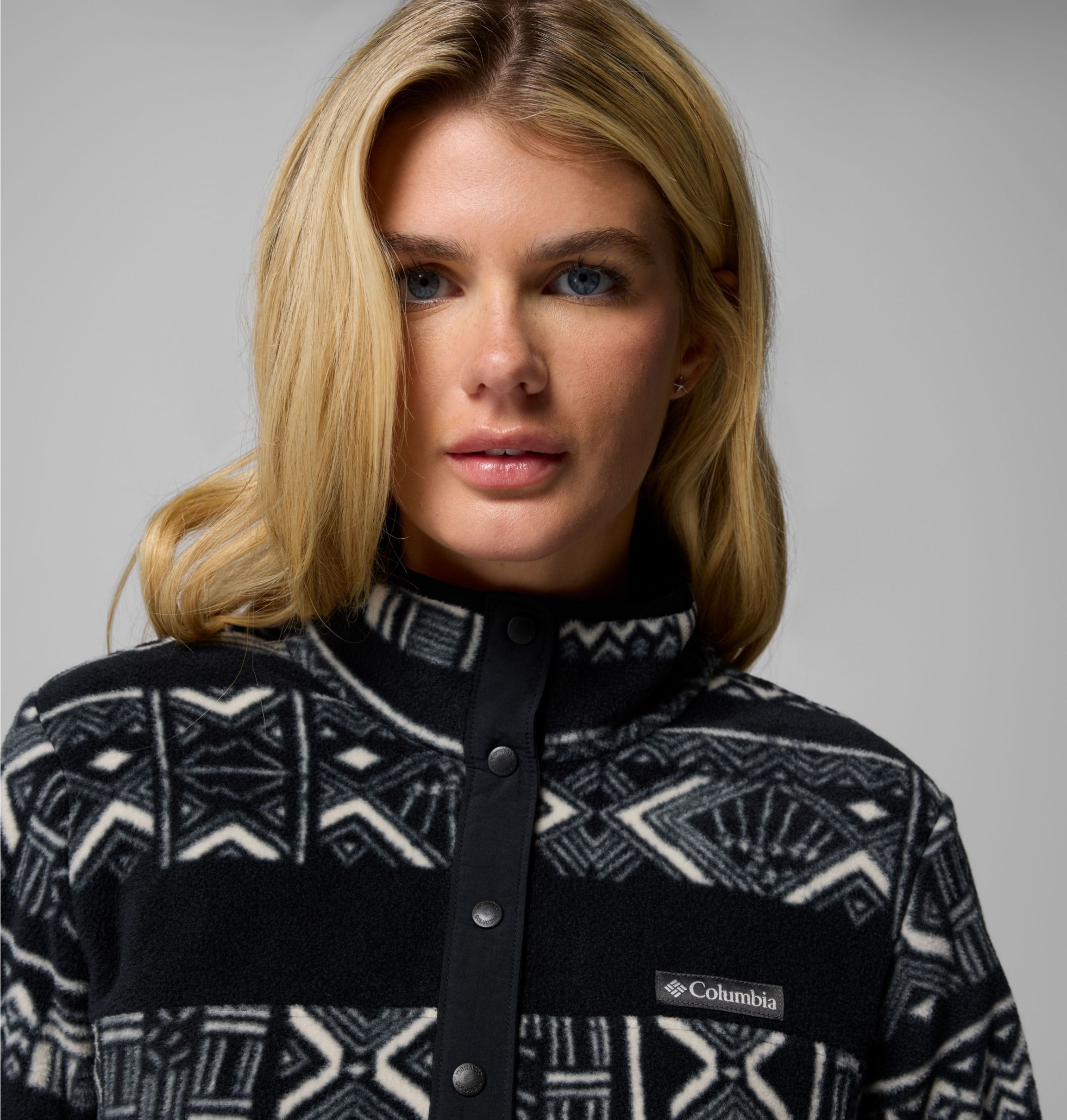 Columbia Fleecepullover »BENTON SPRINGS PRINTED 1/2 SNAP«, (1 tlg.)
