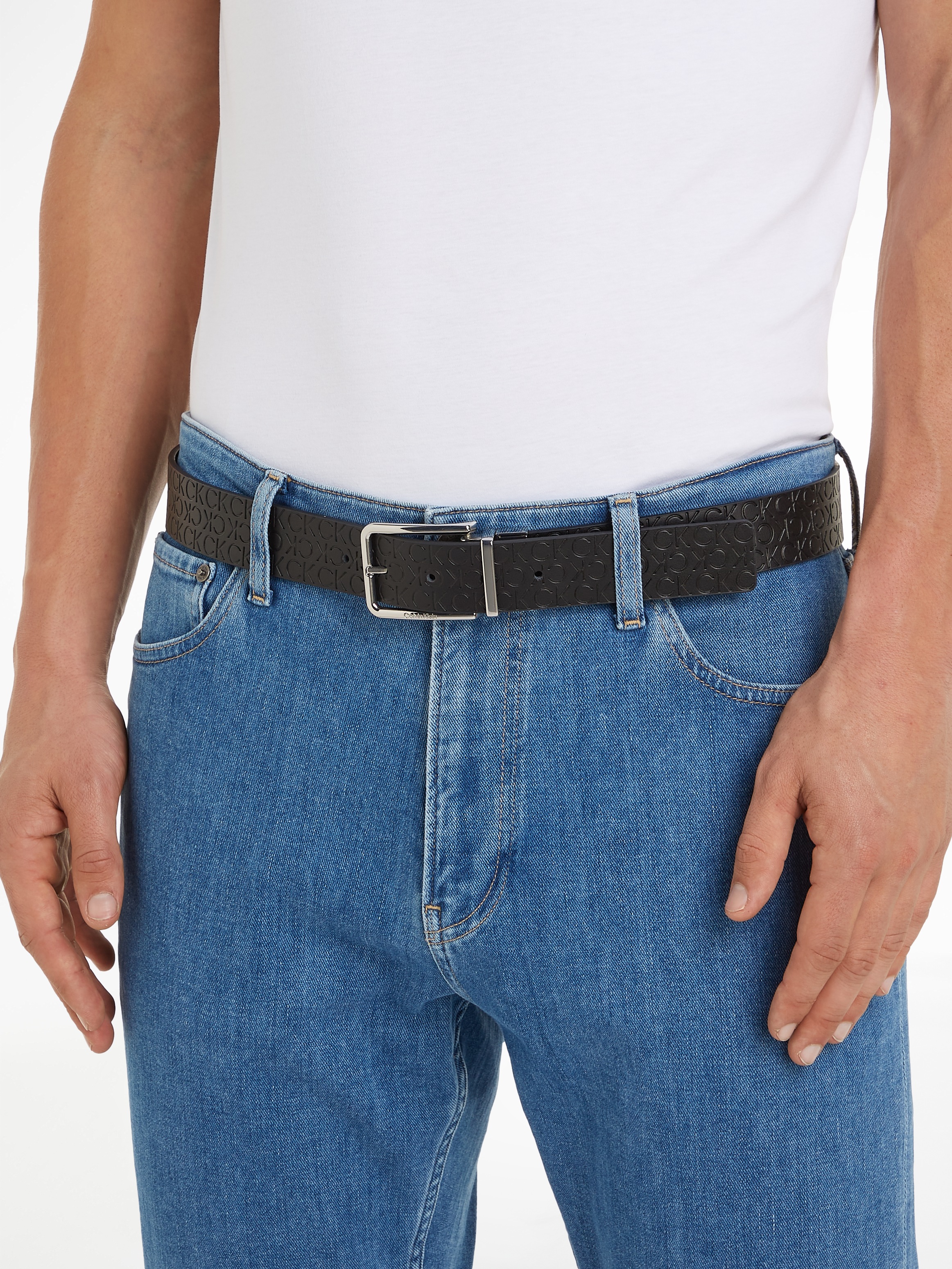 Calvin Klein Wendegürtel »ADJ/REV WARMTH MONO 35MM« mit Calvin Klein Logoprägung