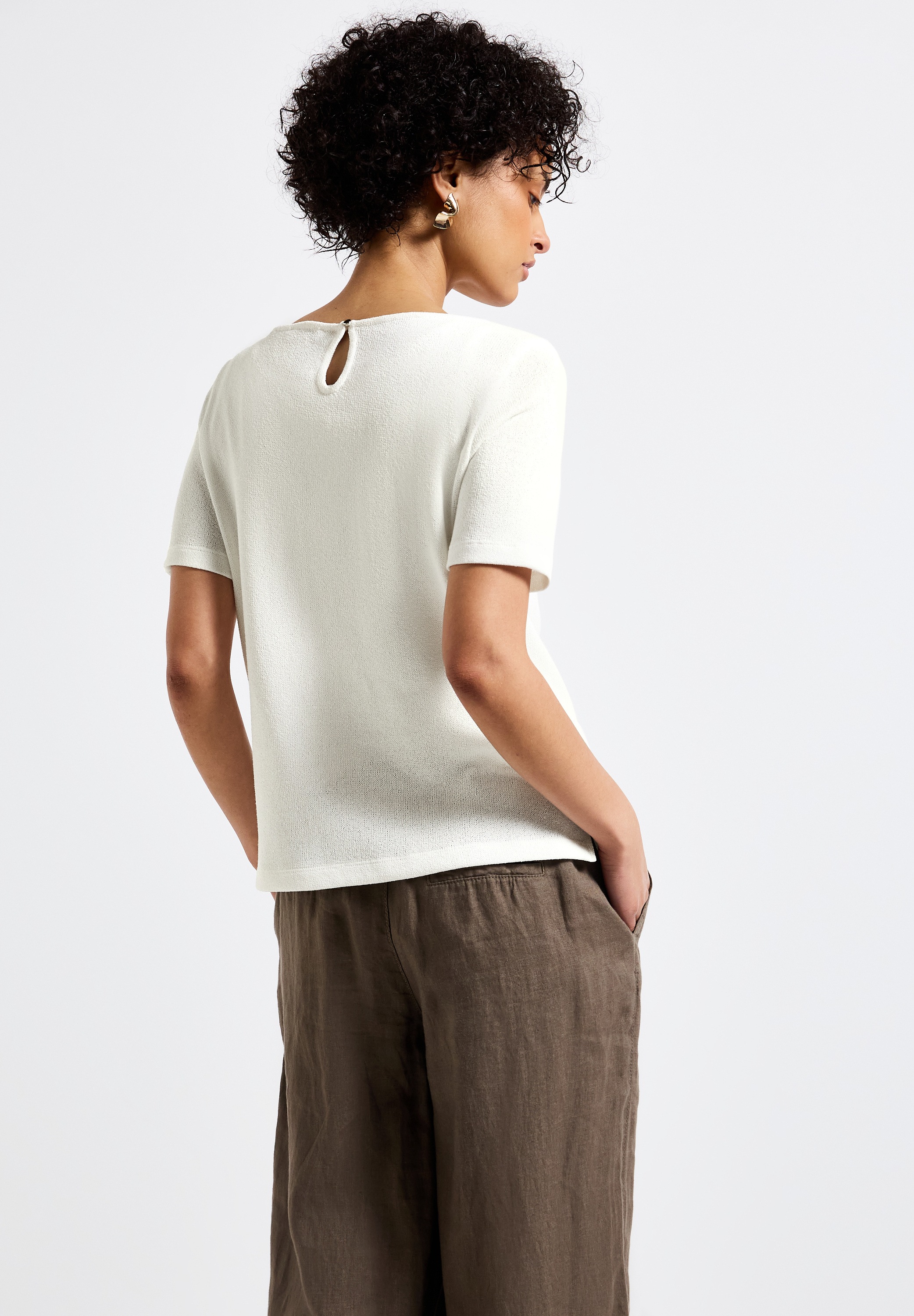 STREET ONE T-Shirt, mit U-Boot-Ausschnitt günstig online kaufen