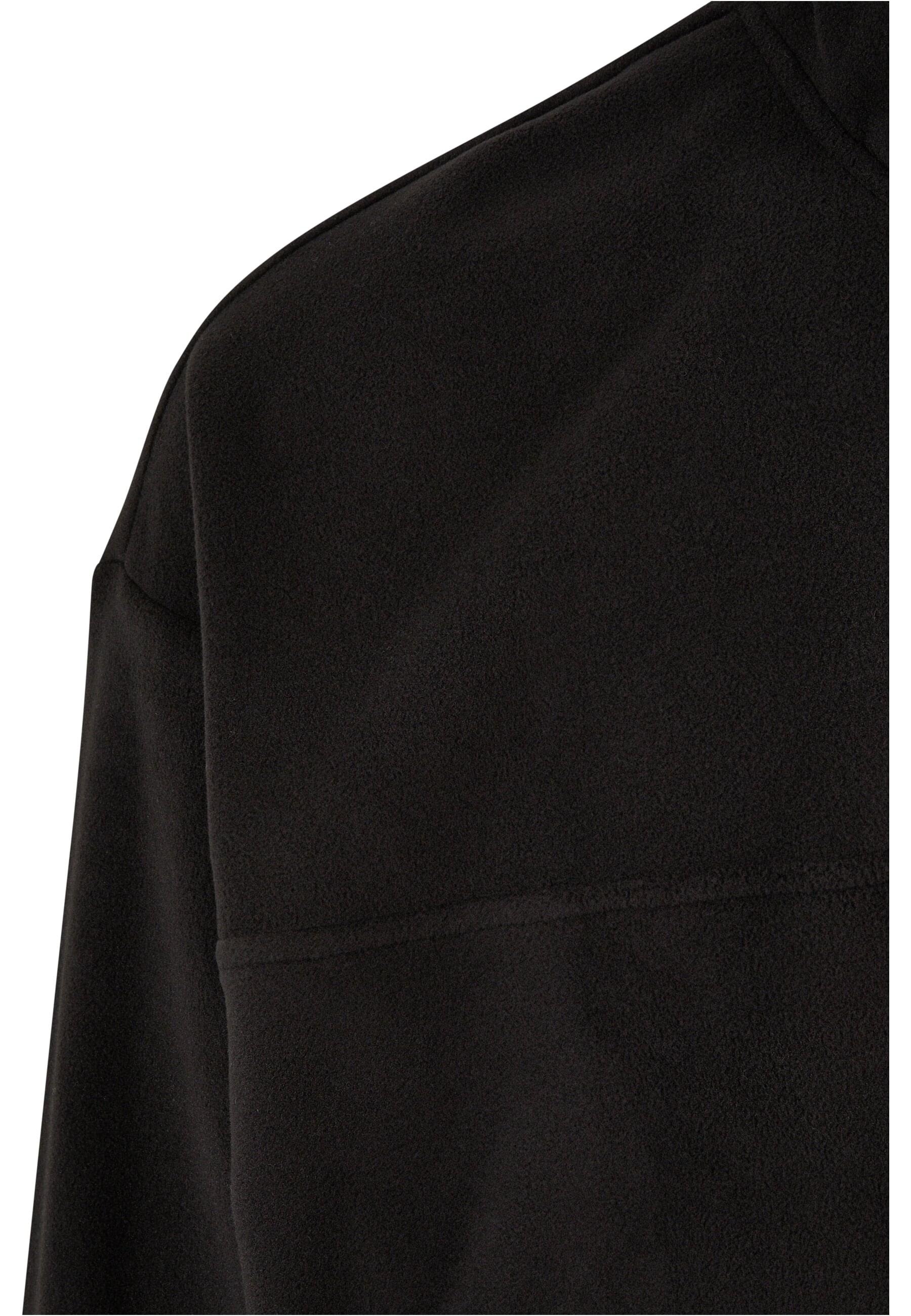 URBAN CLASSICS Rundhalspullover »Urban Classics Herren Basic Polar Fleece Troyer«, (1 tlg.)