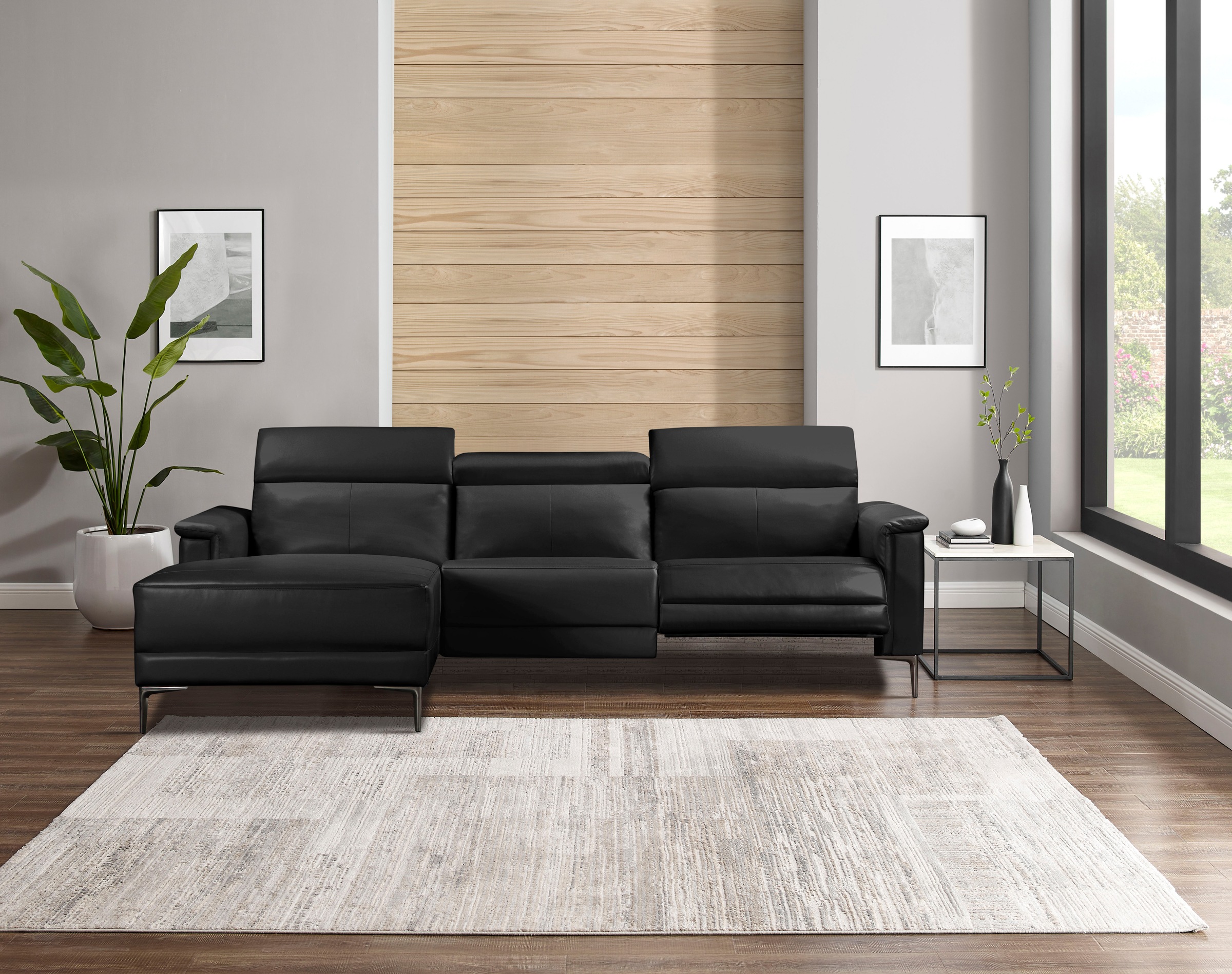 Places of Style Ecksofa Lund, mit man. o. elektr. Relaxfunktion und USB/ Kopfteilverstellung
