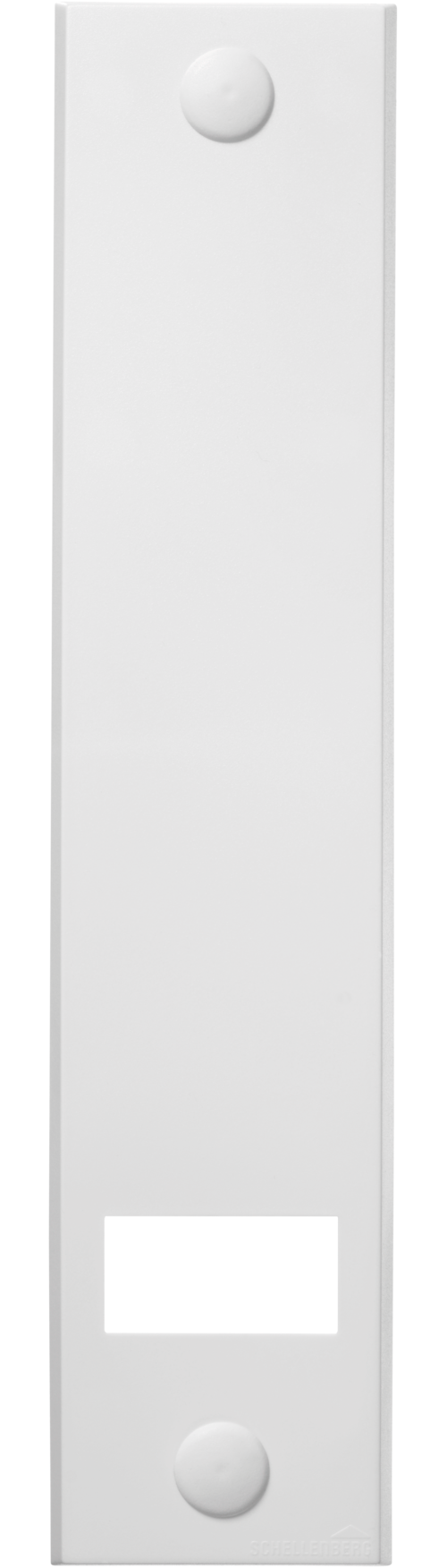 SCHELLENBERG Gurtwickler-Abdeckplatte »Standard Maxi, 21,5 cm Lochabstand, langlebig aus Kunststoff«, Rollladen Abdeckblenden für Gurtwickler und Einlasswickler